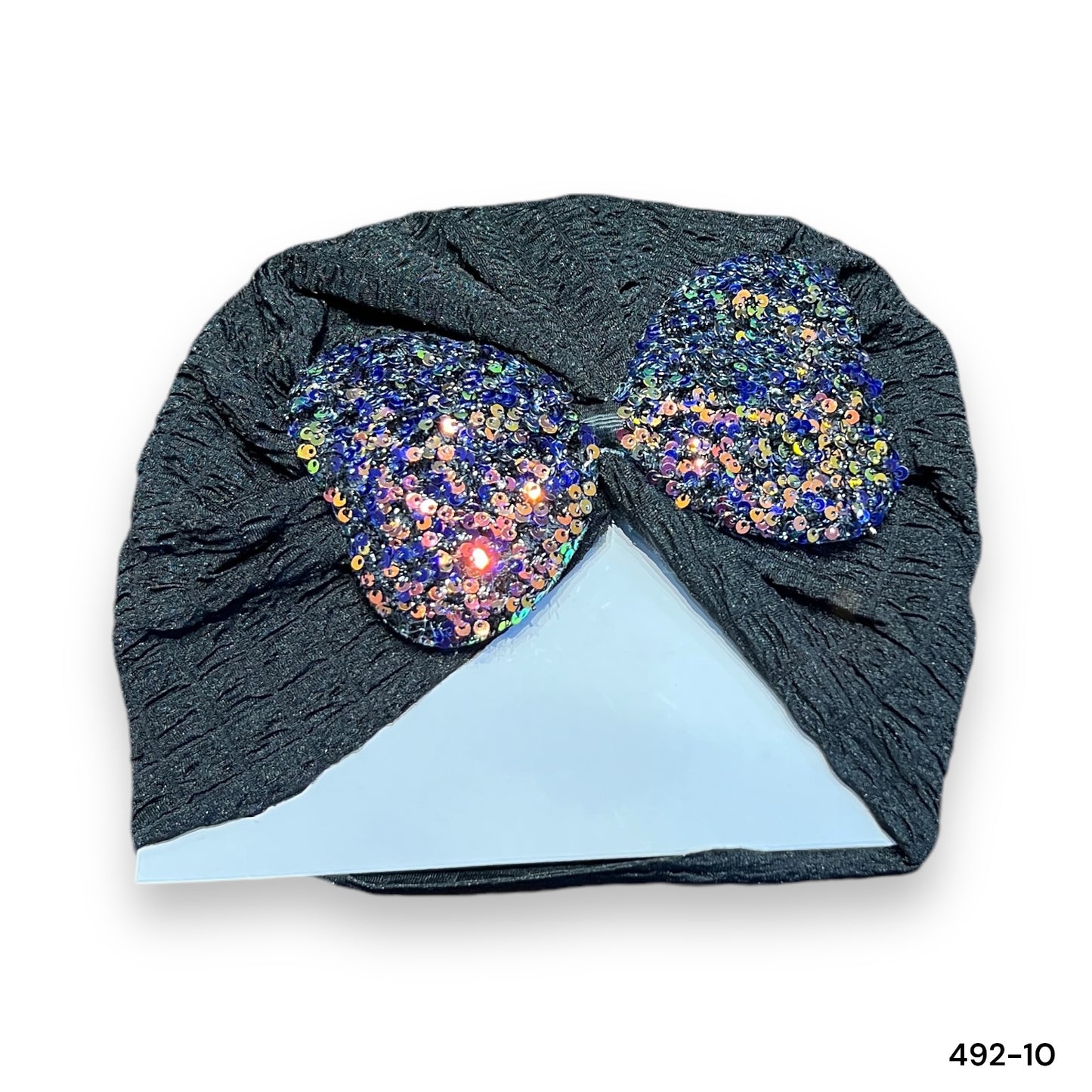 Premium Kids Glittery Bow Turban Cap