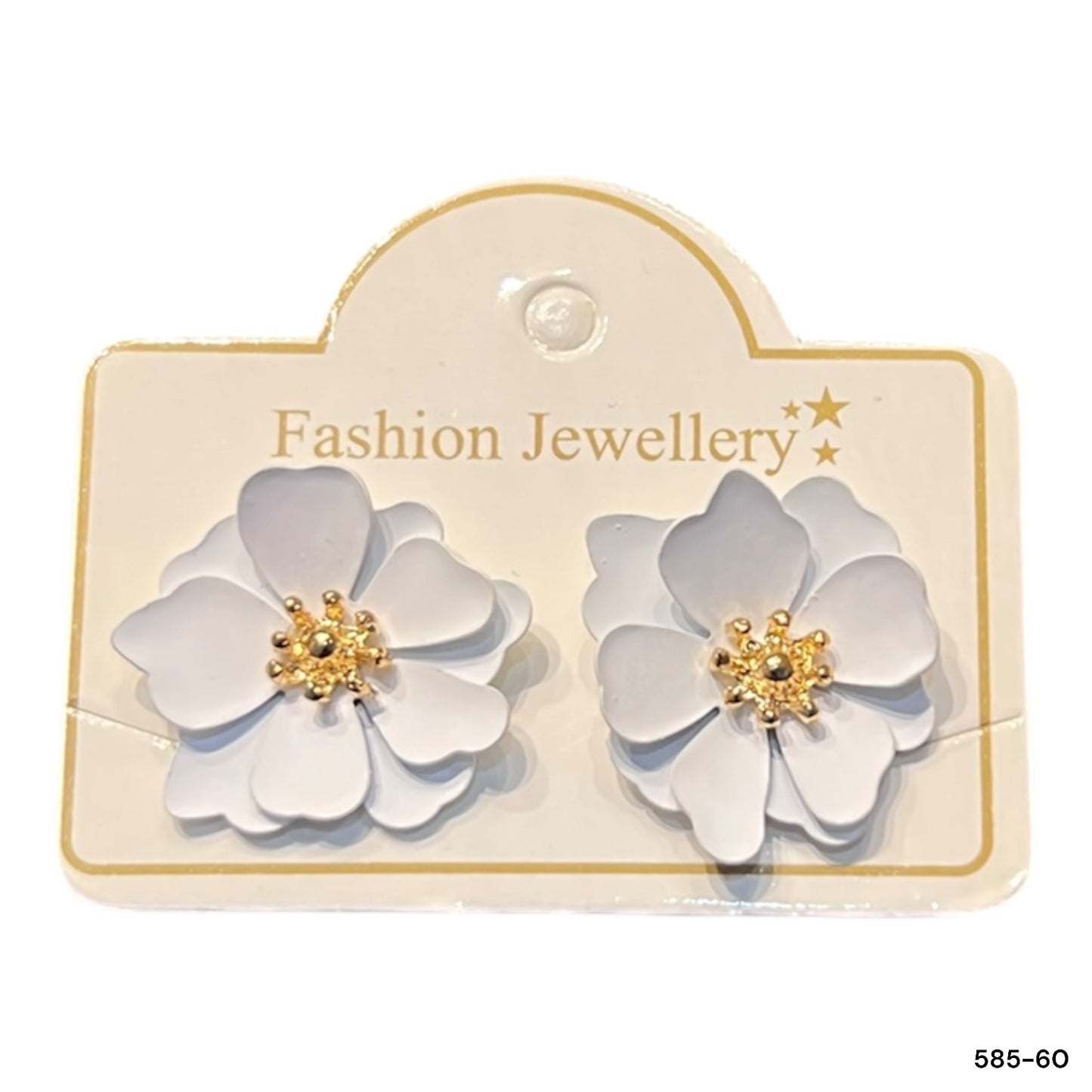 Beautiful floral ear studs