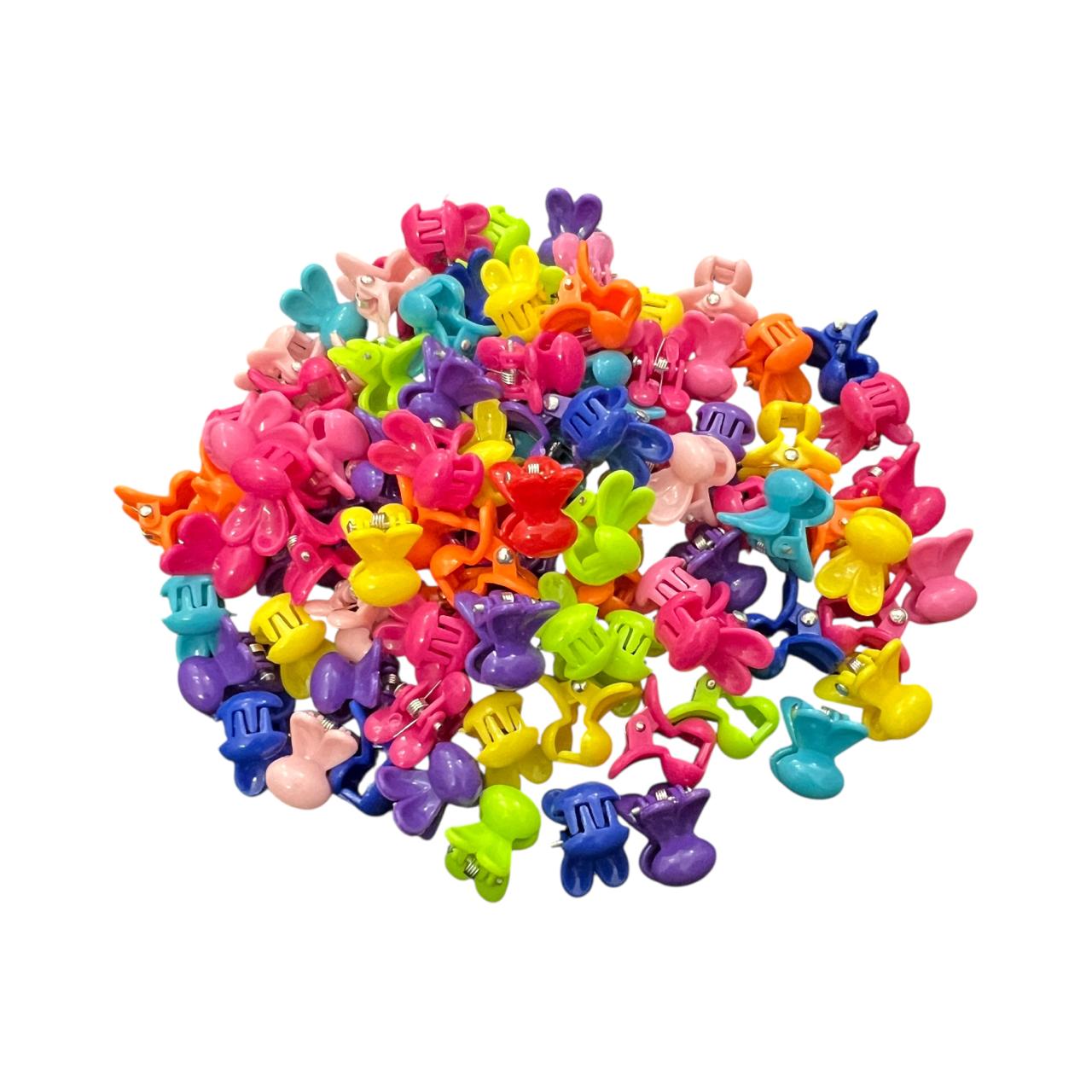 Bunny-Shaped Hair Clips for Kids - 25 Pcs