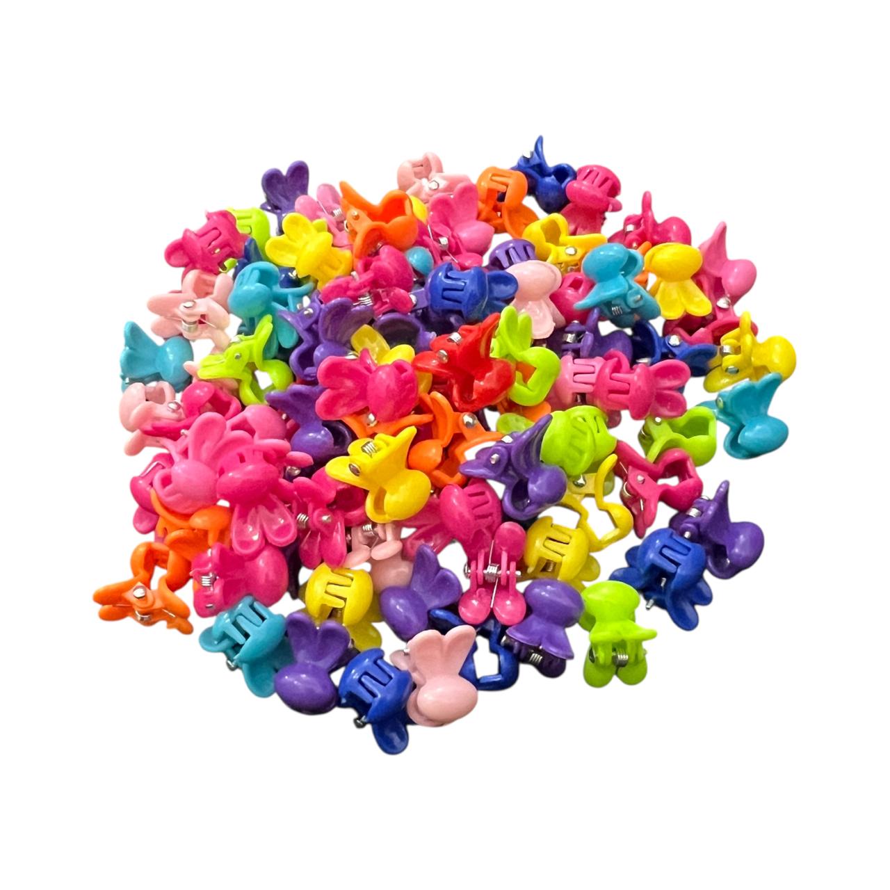 Bunny-Shaped Hair Clips for Kids - 25 Pcs