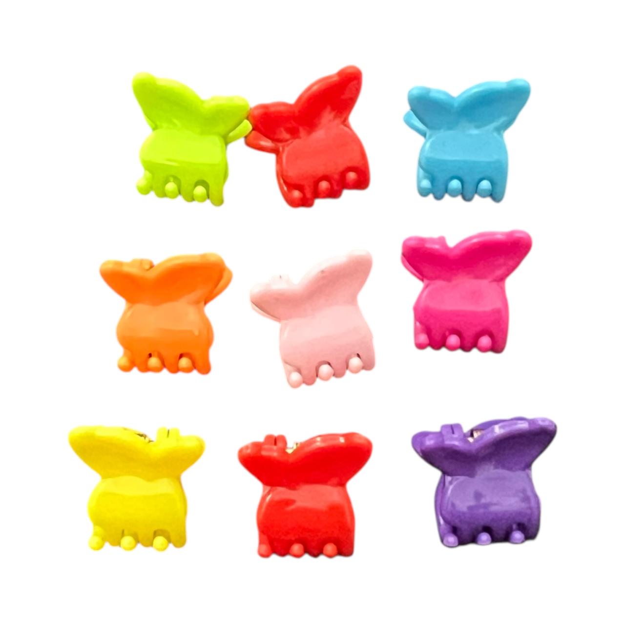 Butterfly-Shaped Hair Clips for Girls - 25 Pcs