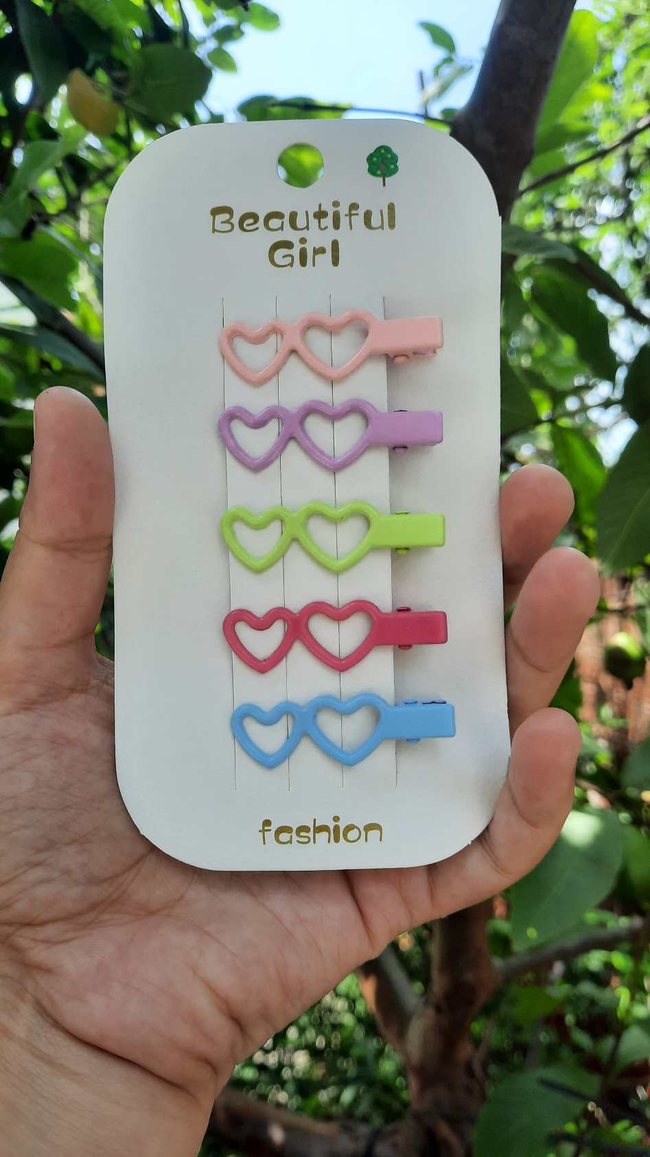 Cute Hair Clips for Kids – Star, Bunny & Heart Shapes