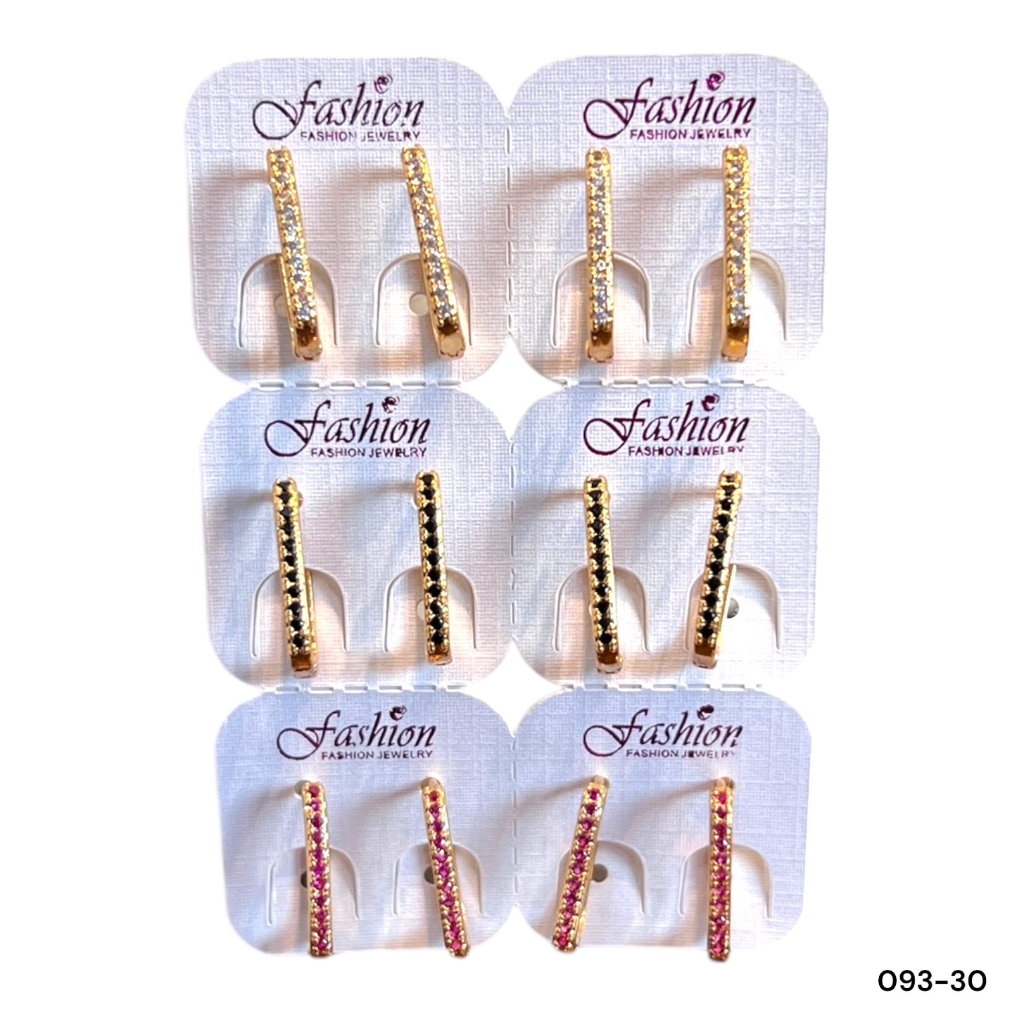 Pair of Elegant earrings for girls, rectangular