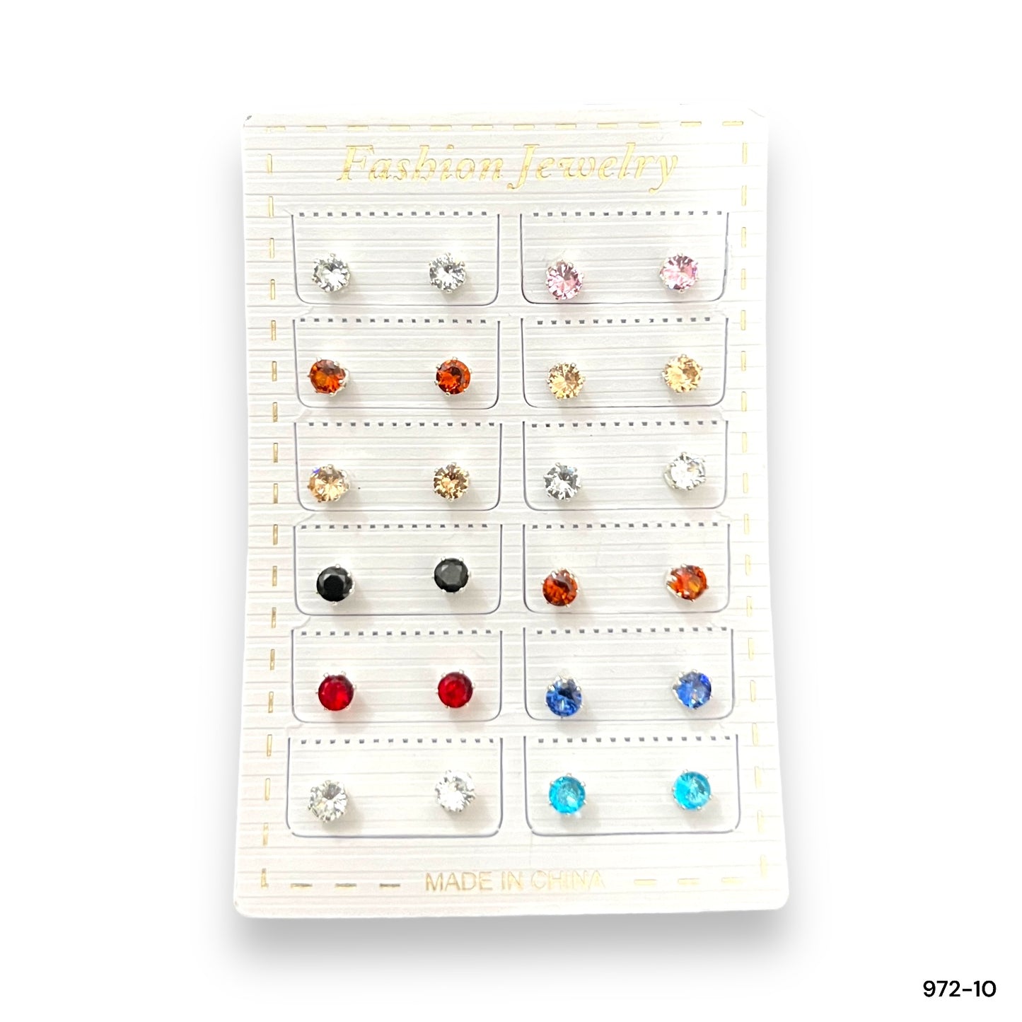 Pack of 12 Pairs Beautiful Ear Studs