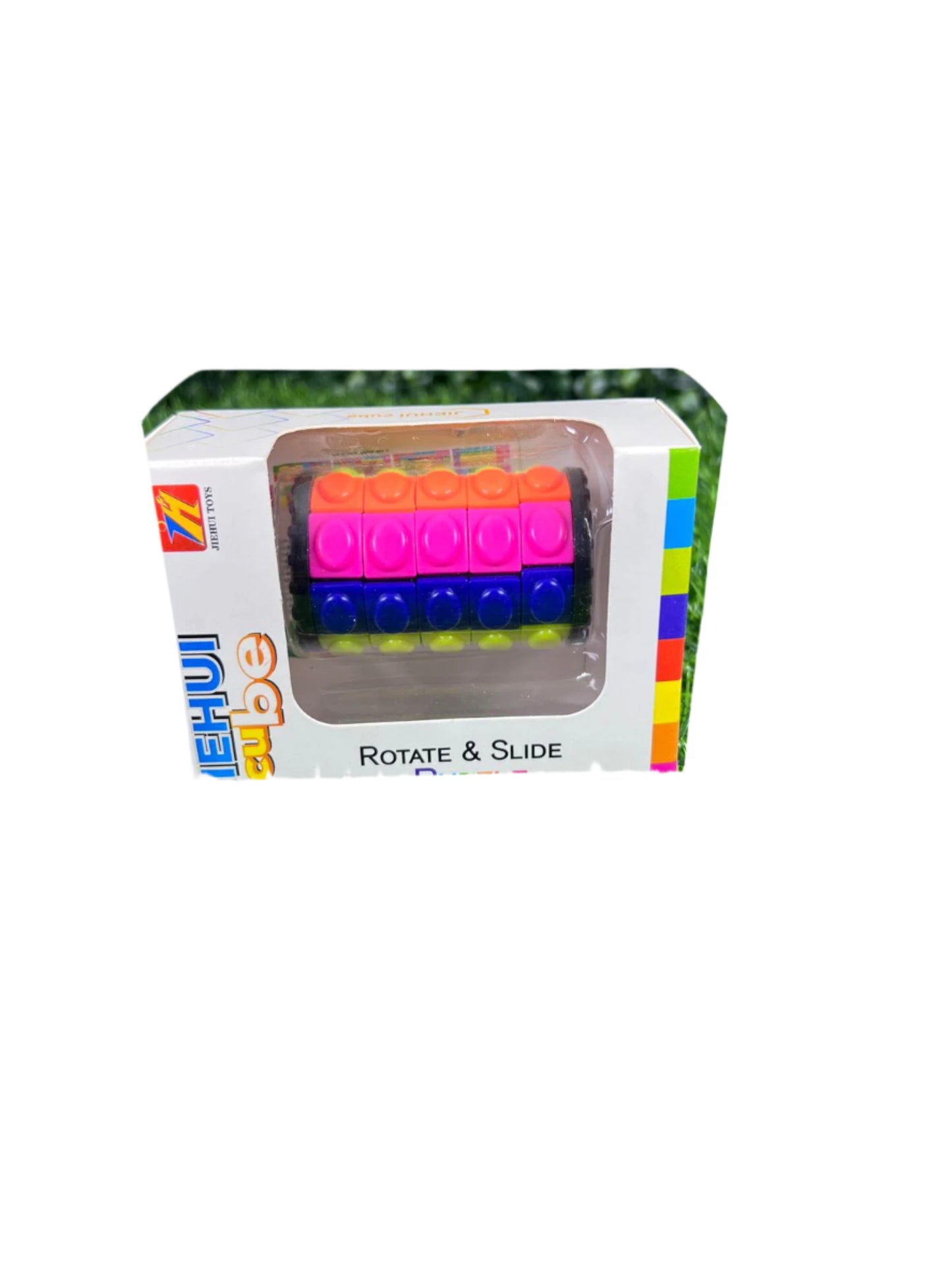 3 Layers Rotate & Slide Puzzle Cylinder for Kids