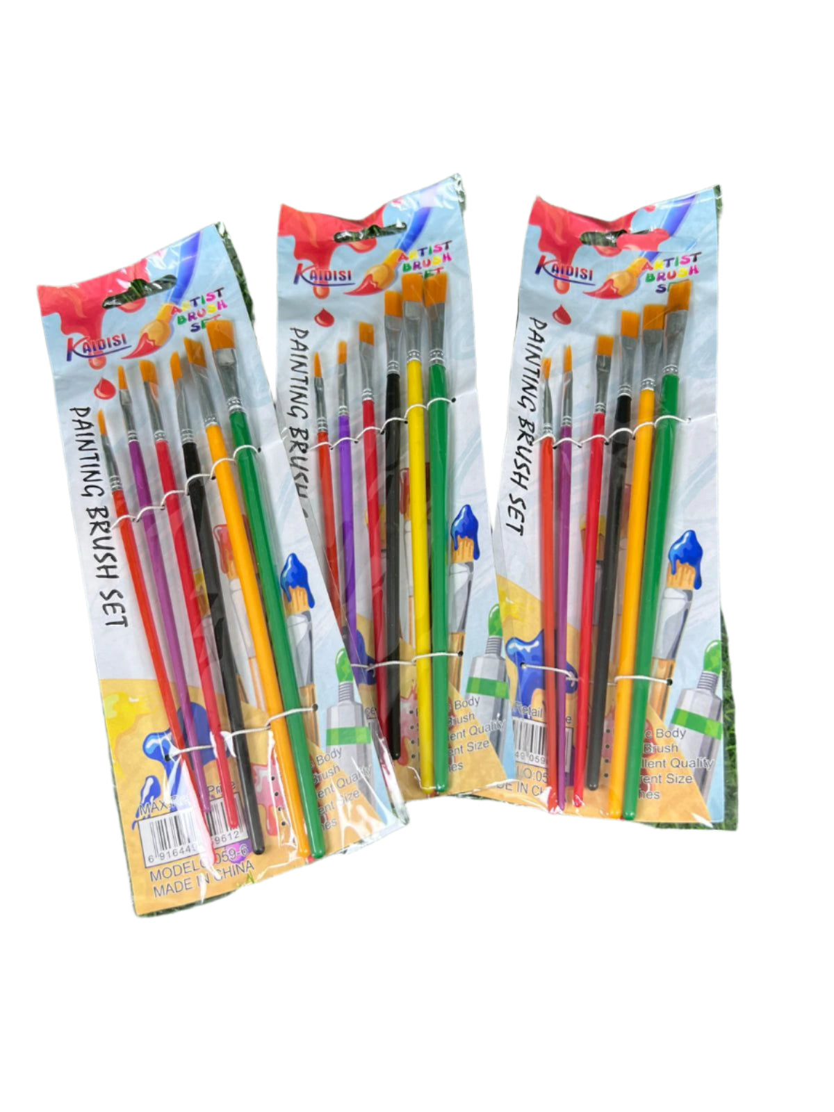1 packet | Artist painting brush set of 6 brushes