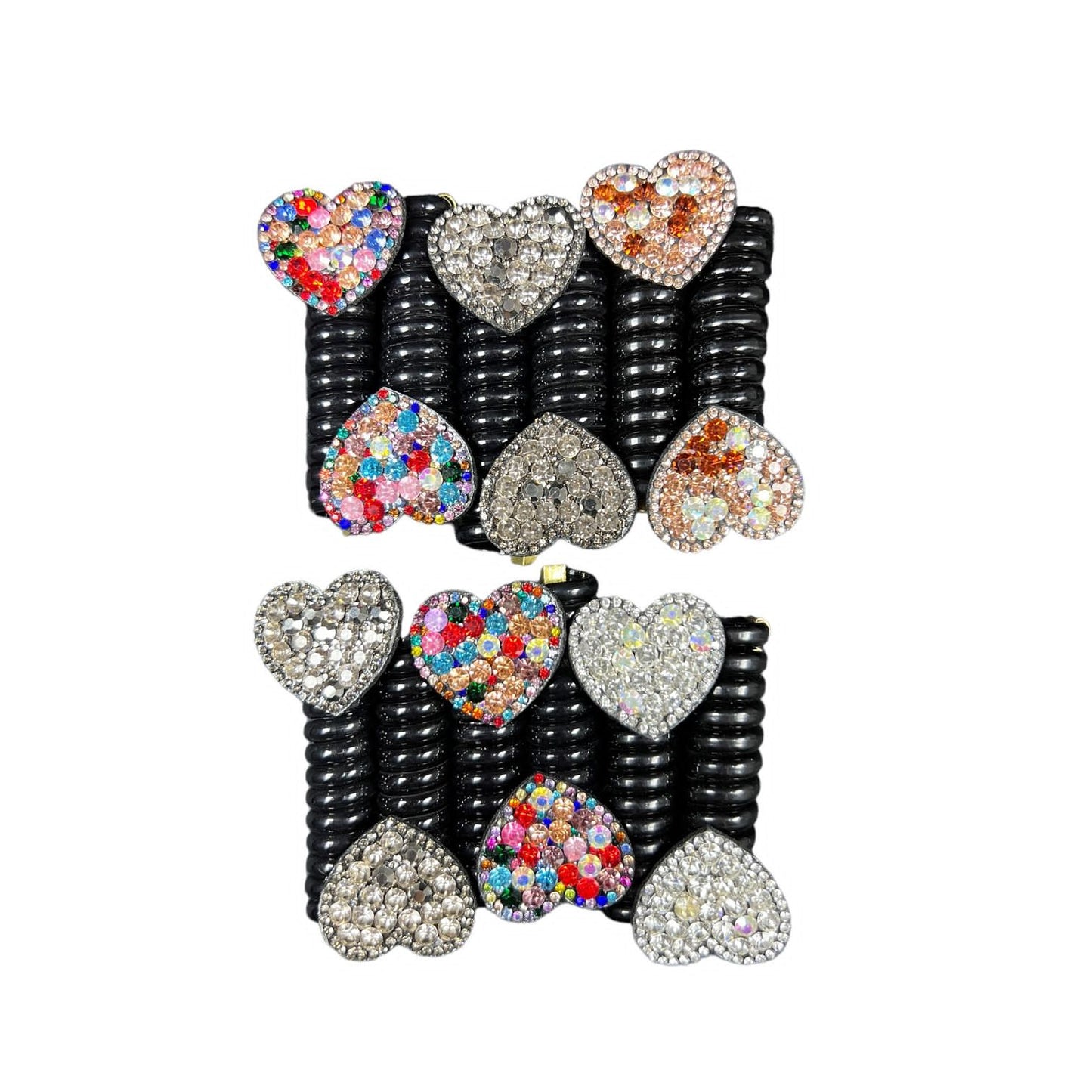 Beautiful spiral pony ties for girls S5
