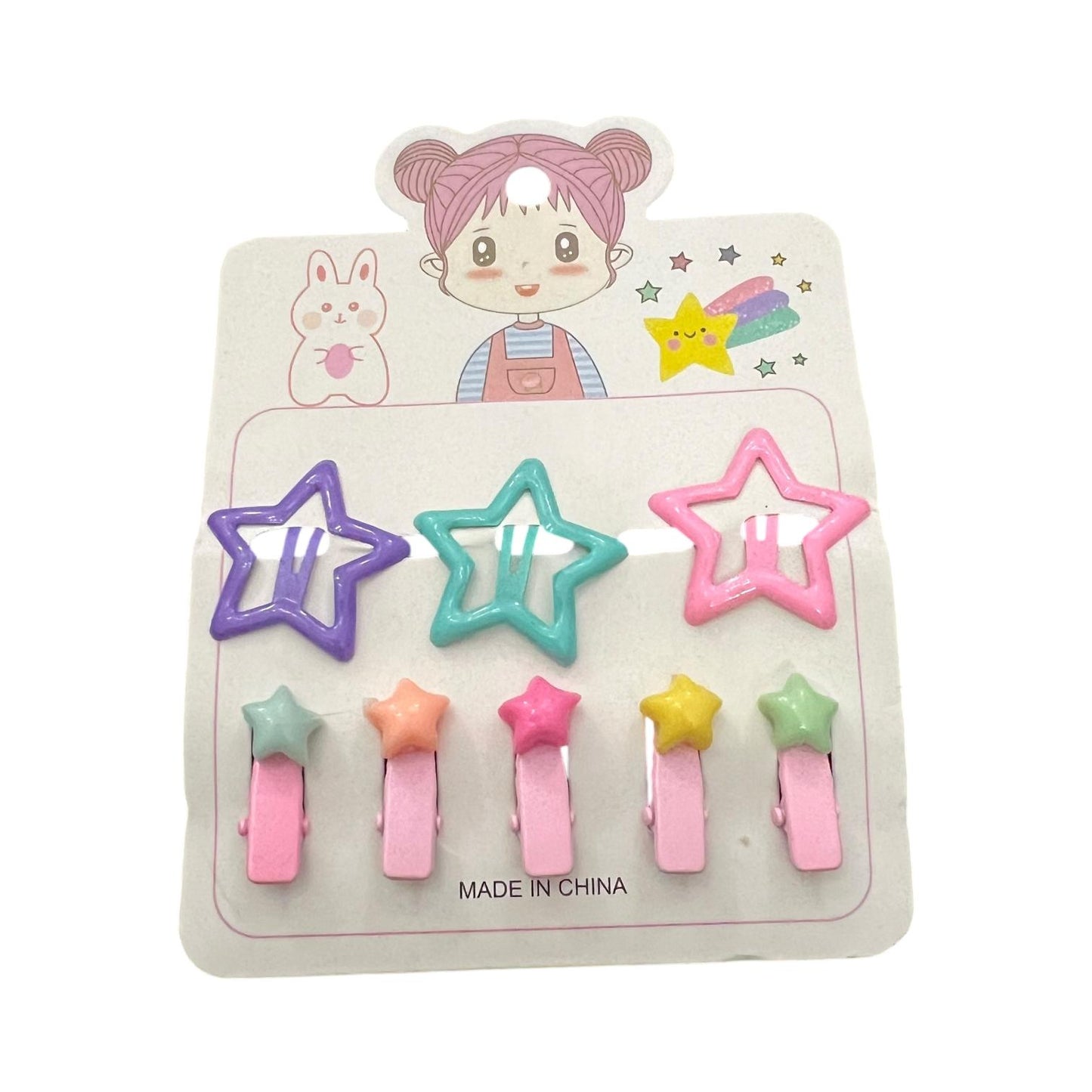 3 Star Tic Tac Pins & 5 Star Alligator Clips Set