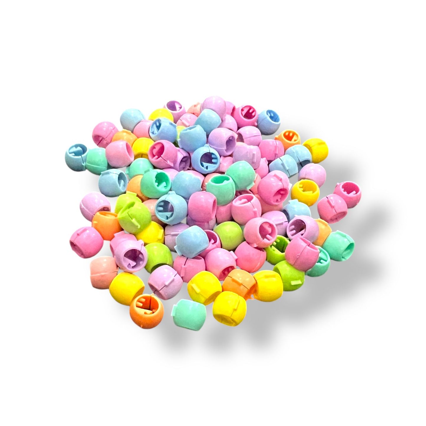 Pack of 10 Mini Hair Claws – Colorful Bead Style Clips for Kids