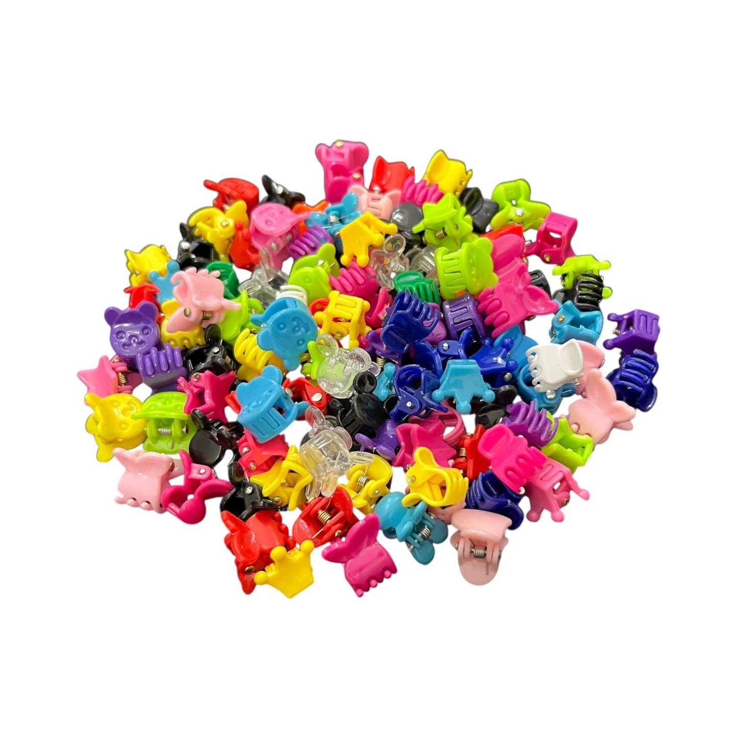 Mix Shape Kids Hair Clips - 25 Pcs Pack