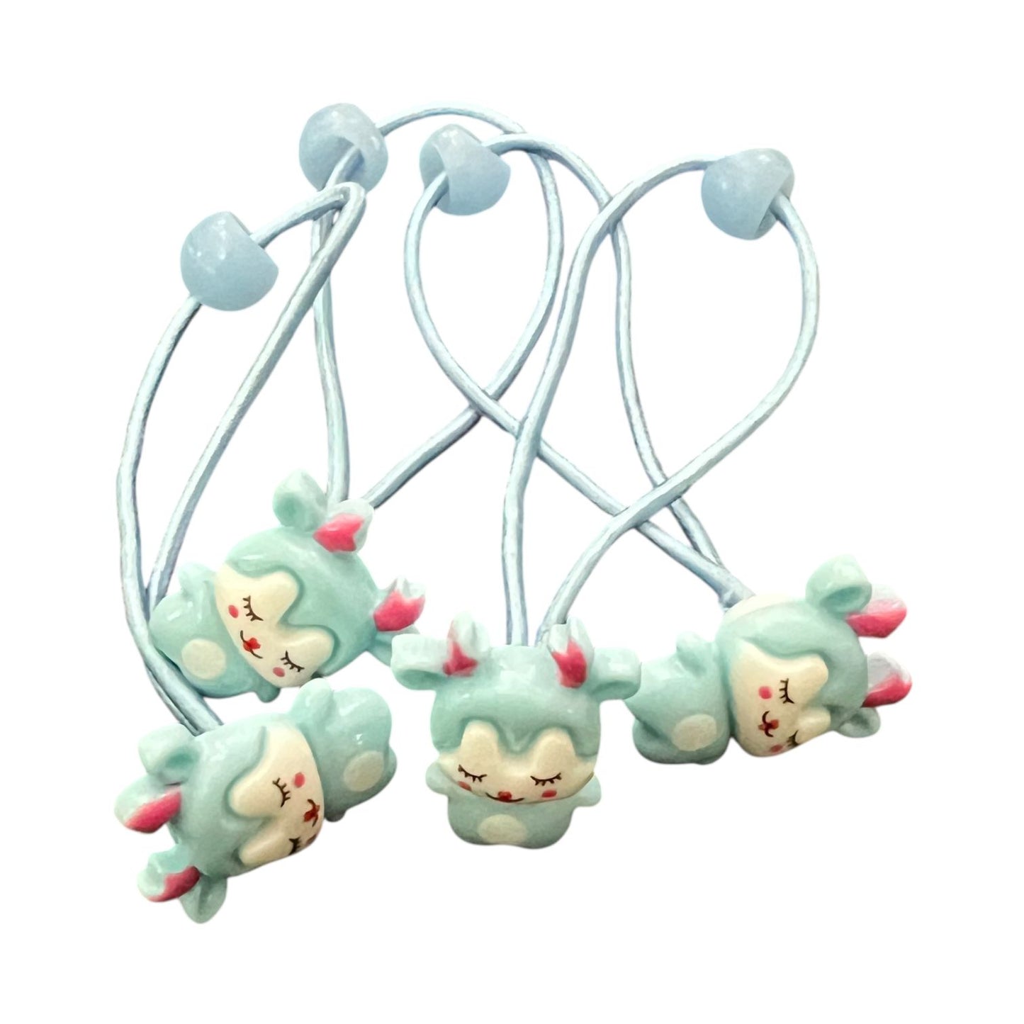 Pack of 4 Cute Cartoon Deer Hair Ponies – Kids Hair Accessories at Wholesale Prices