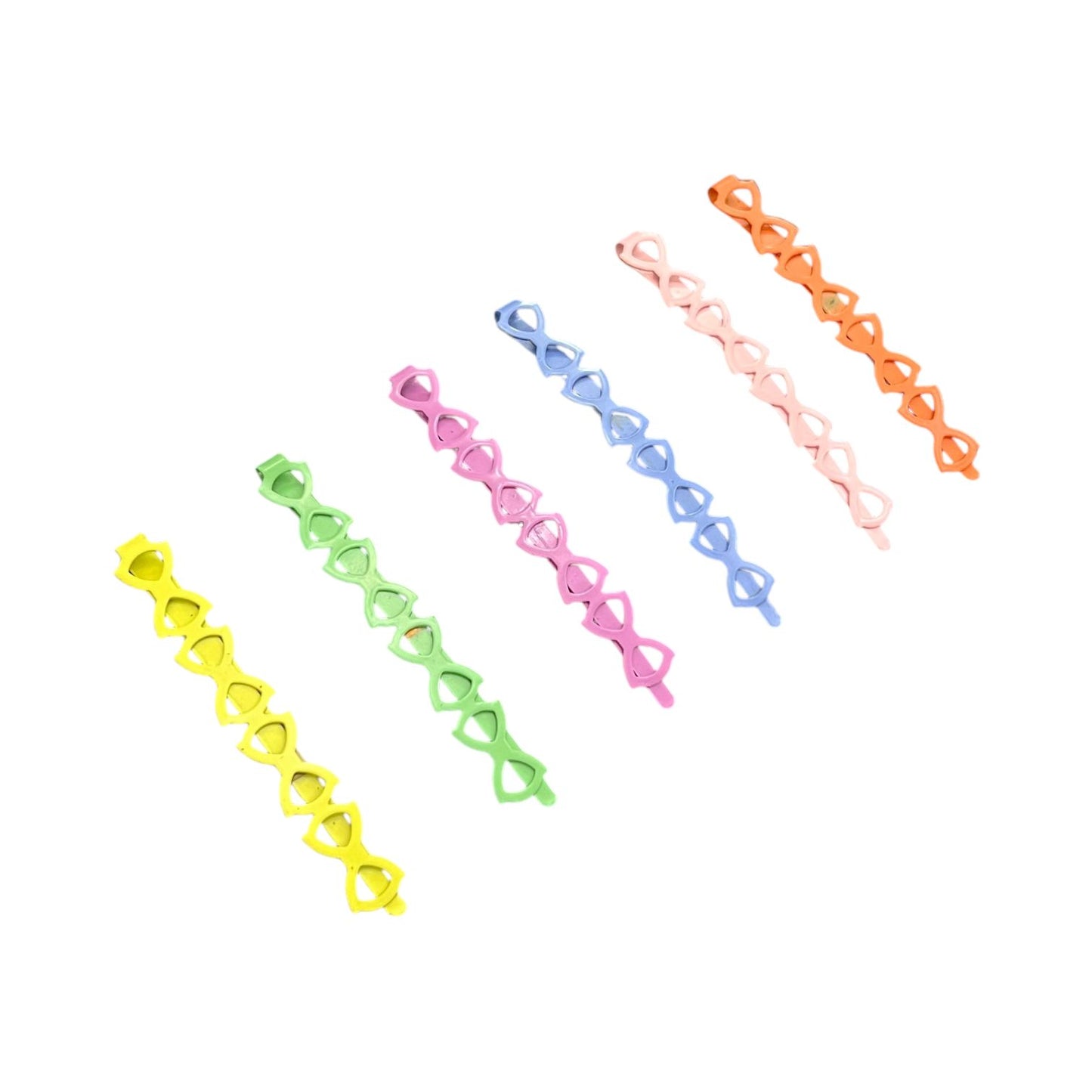Colorful Bow Style Hair Clips for Kids – Set of 6 at Wholesale Prices