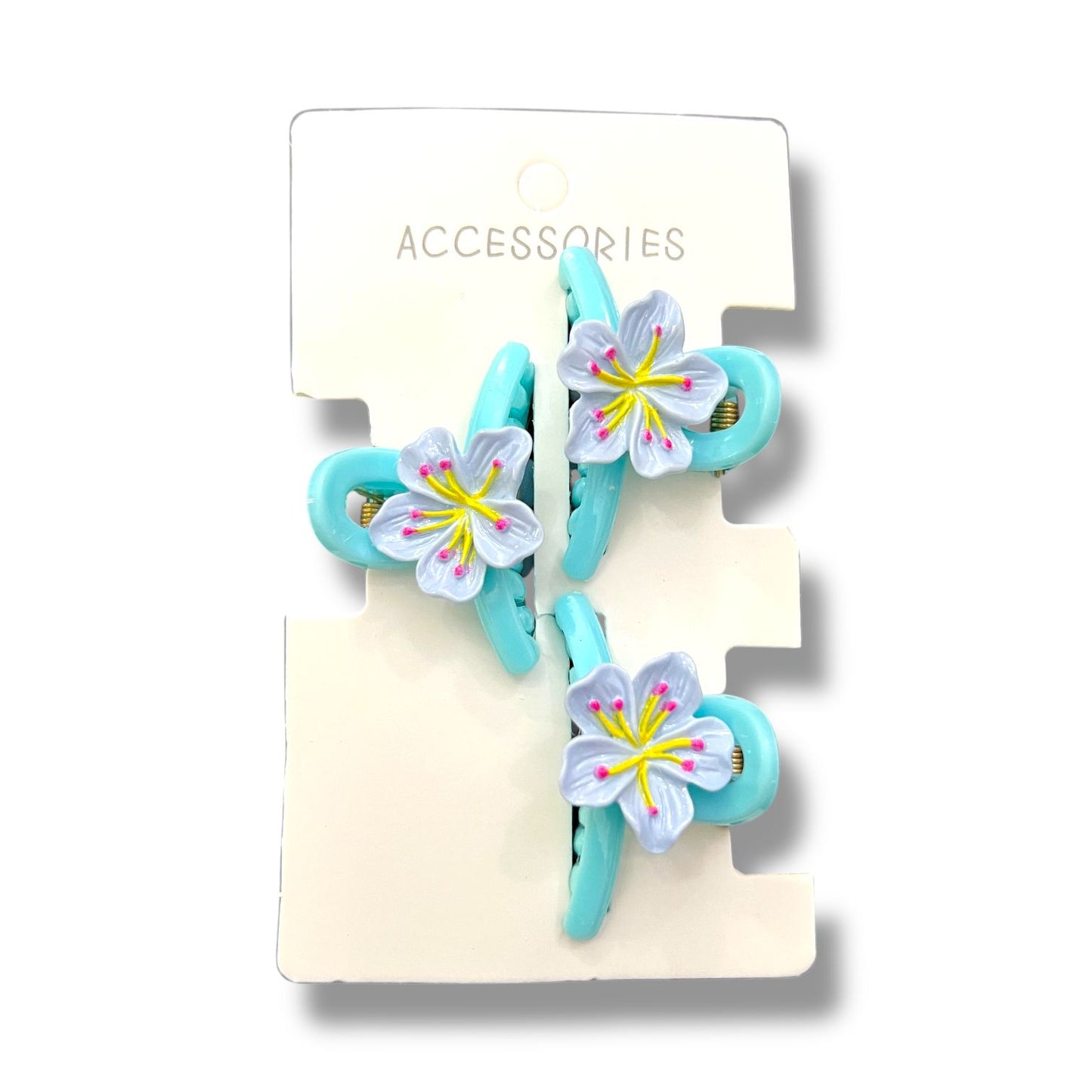 Floral Hair Clips – Pack of 3 Flower Claw Clips at Wholesale Prices