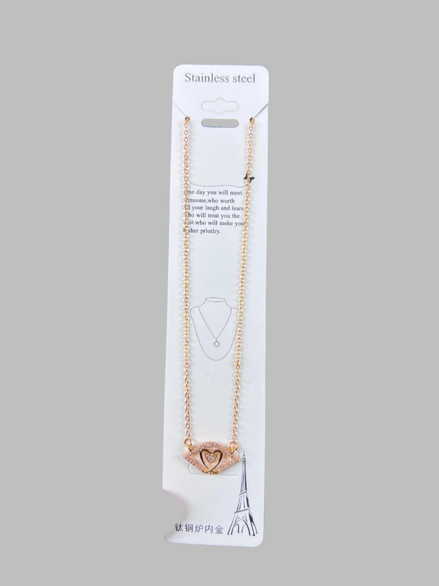 01 Pc | Locket stainless steel Eye