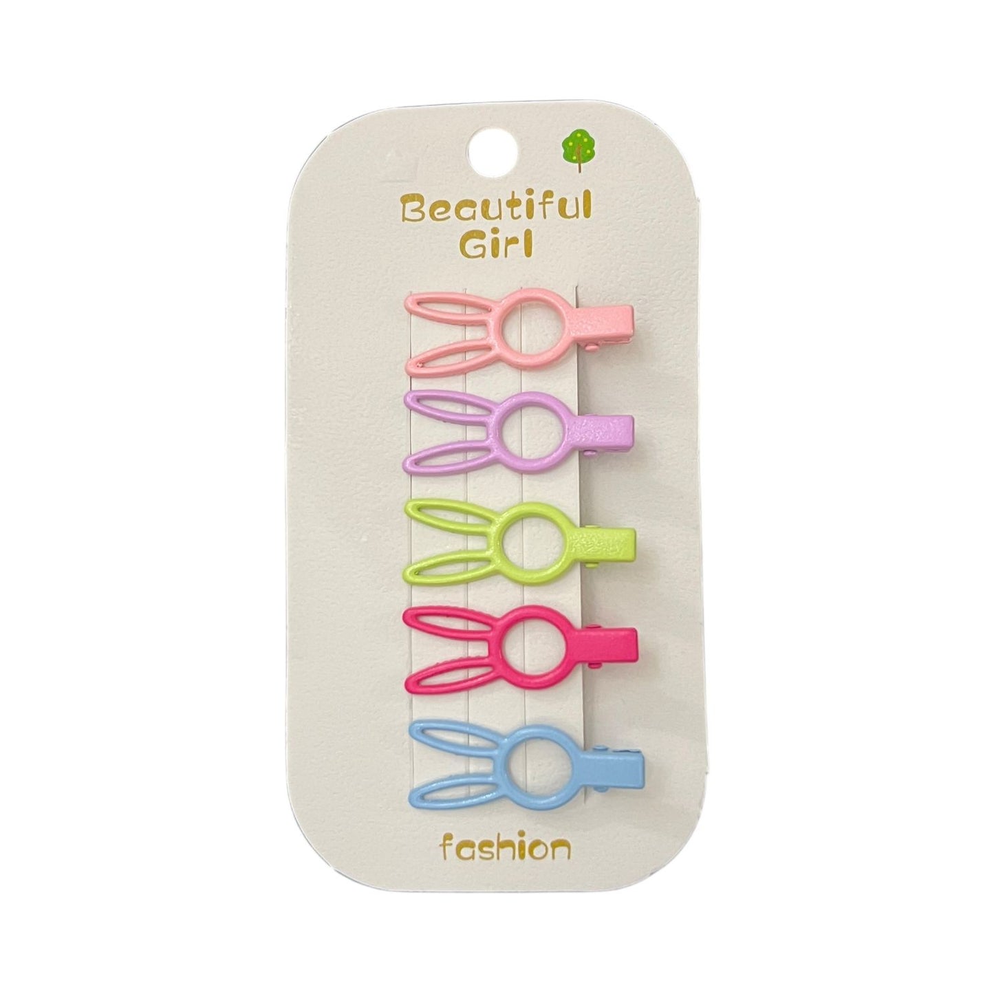 Cute Hair Clips for Kids – Star, Bunny & Heart Shapes