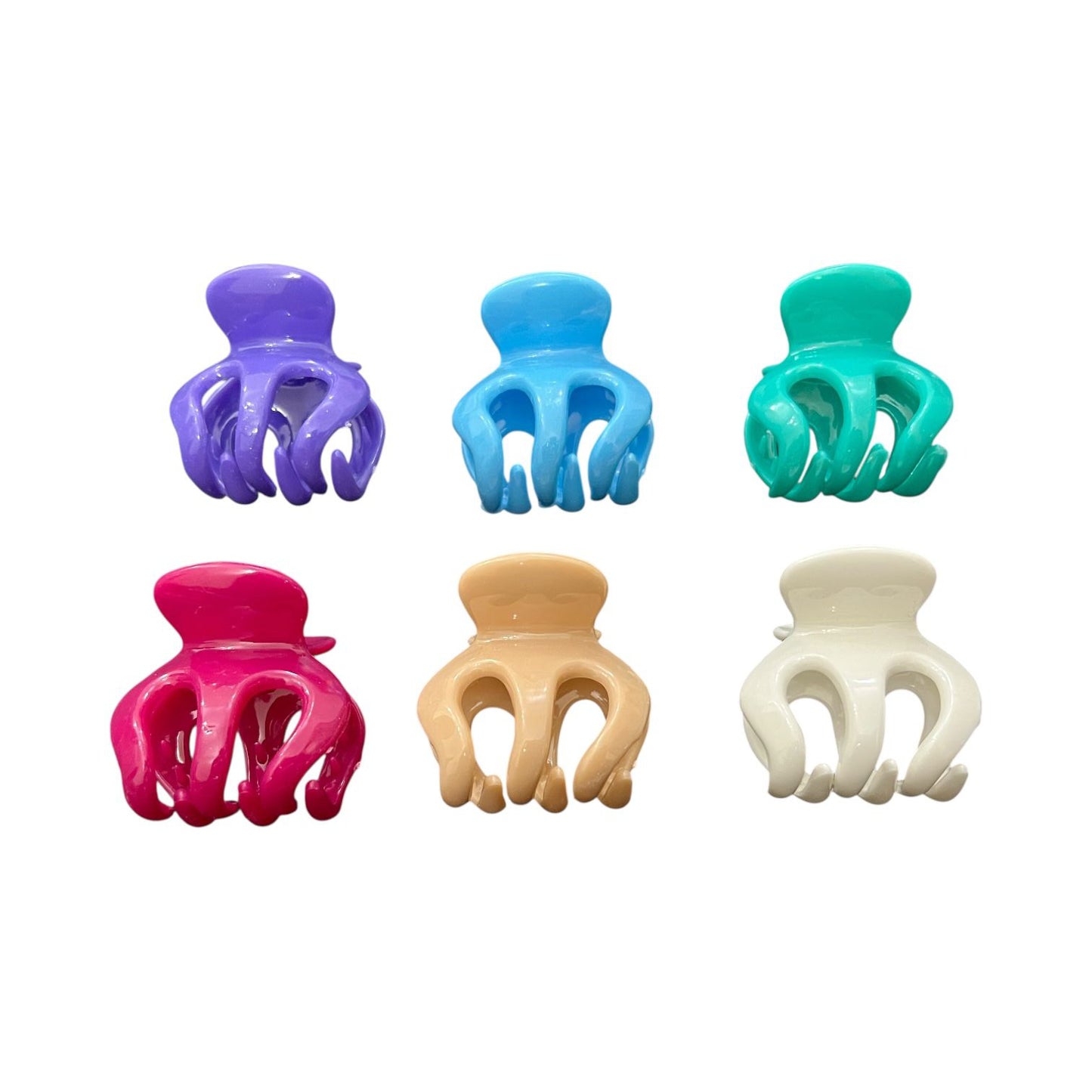 Assorted Plastic Hair Claw Clips