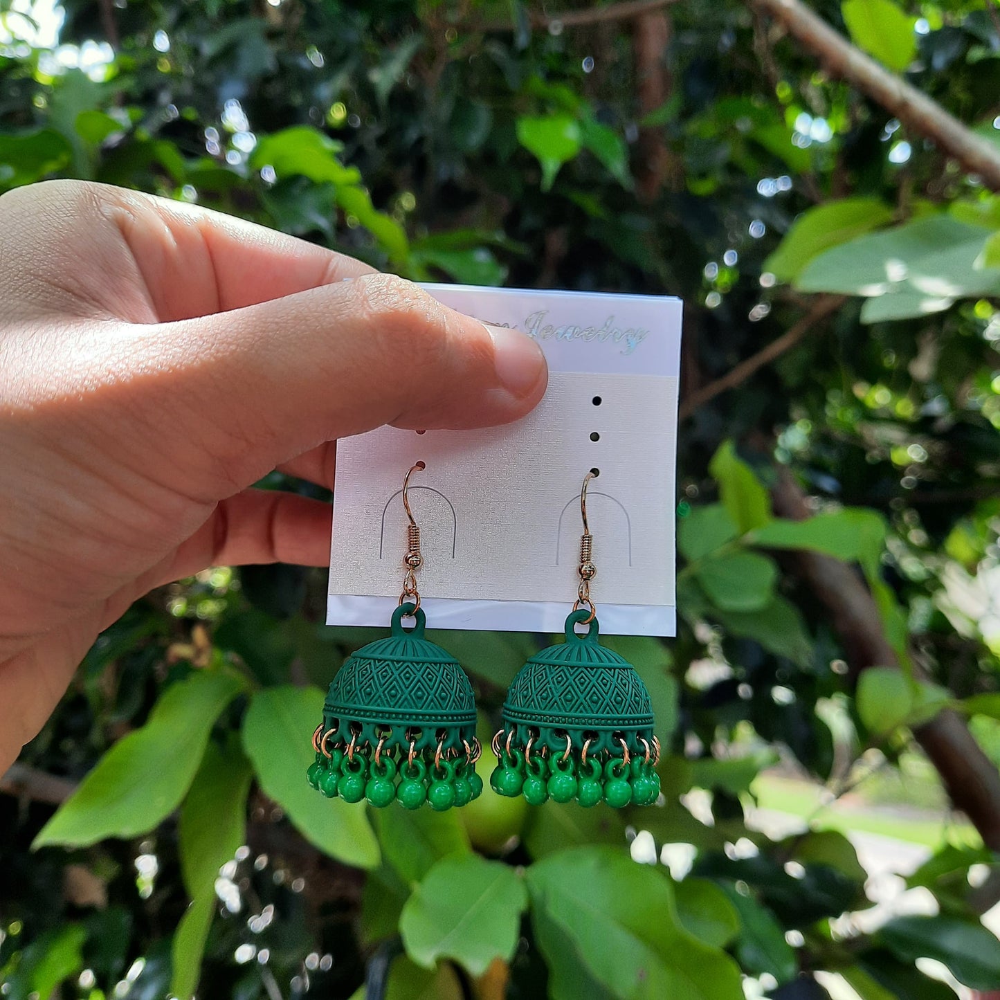 Colorful Traditional Jhumka Earrings