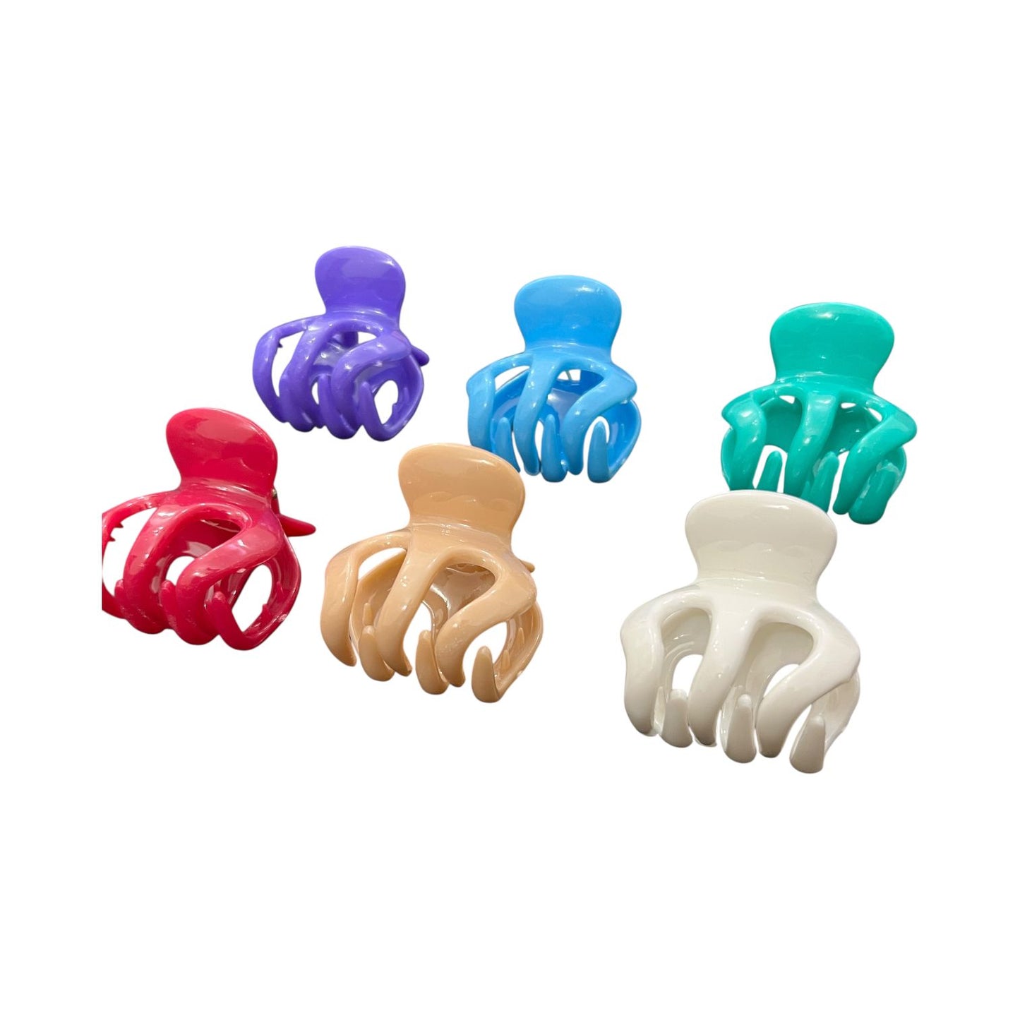 Assorted Plastic Hair Claw Clips