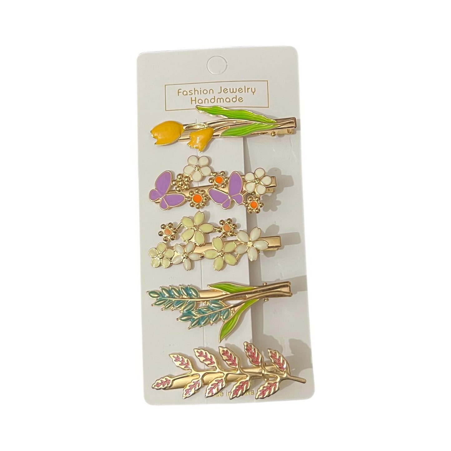 Women’s Floral Metal Hair Clips
