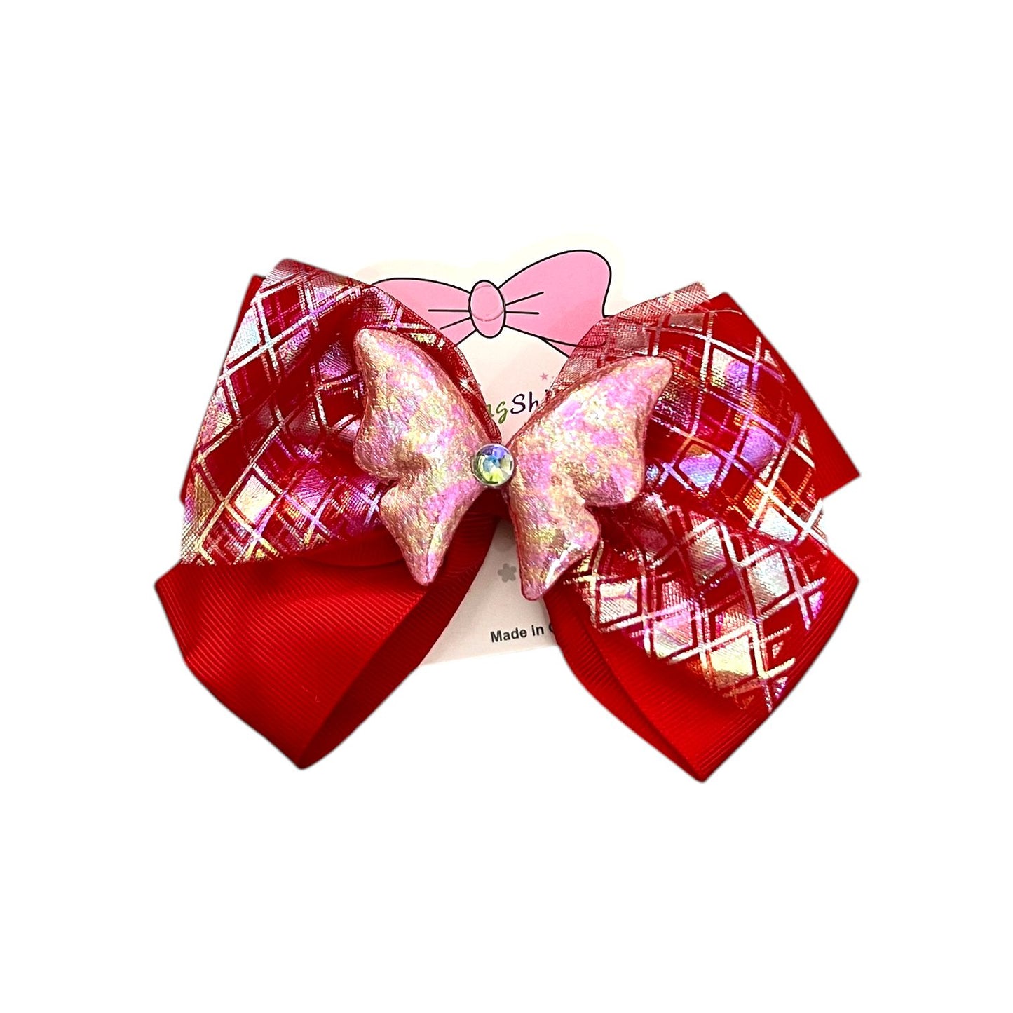 Butterfly Hair Bow Clips for Girls – Glitter Design | Kids Hair Accessories at Wholesale Prices