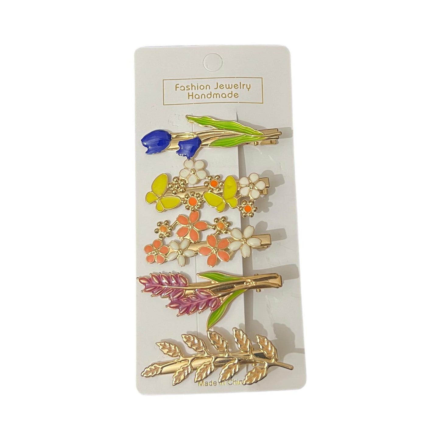 Women’s Floral Metal Hair Clips