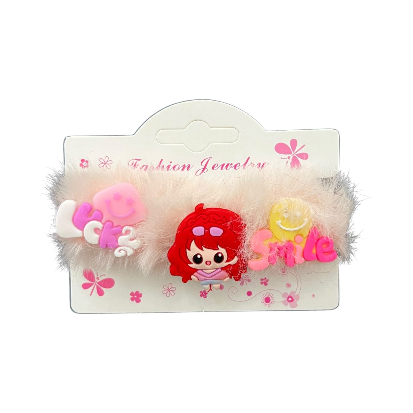 Cute Cartoon Fur Hair Ponies for Girls