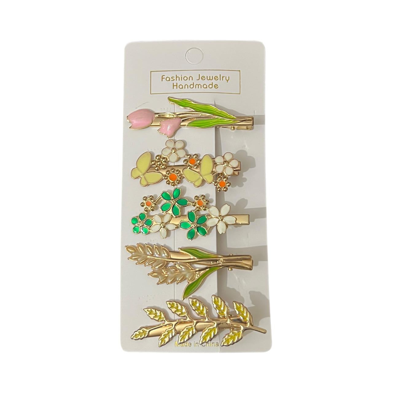 Women’s Floral Metal Hair Clips