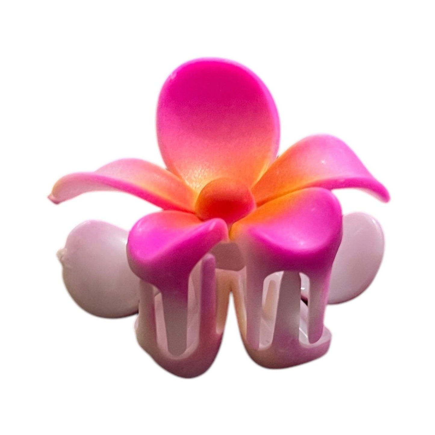 Colorful Medium Flower Hair Claw Clips – 6-Piece Set