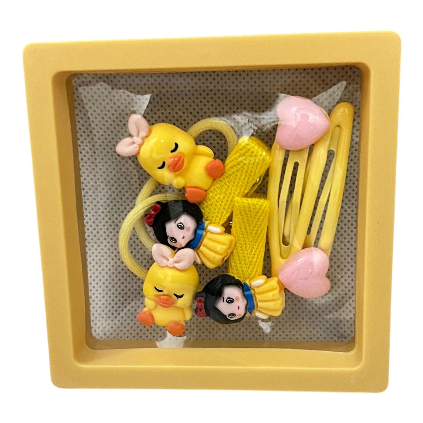 Kids Cartoon Hair Accessories Gift Set – 6 Pcs