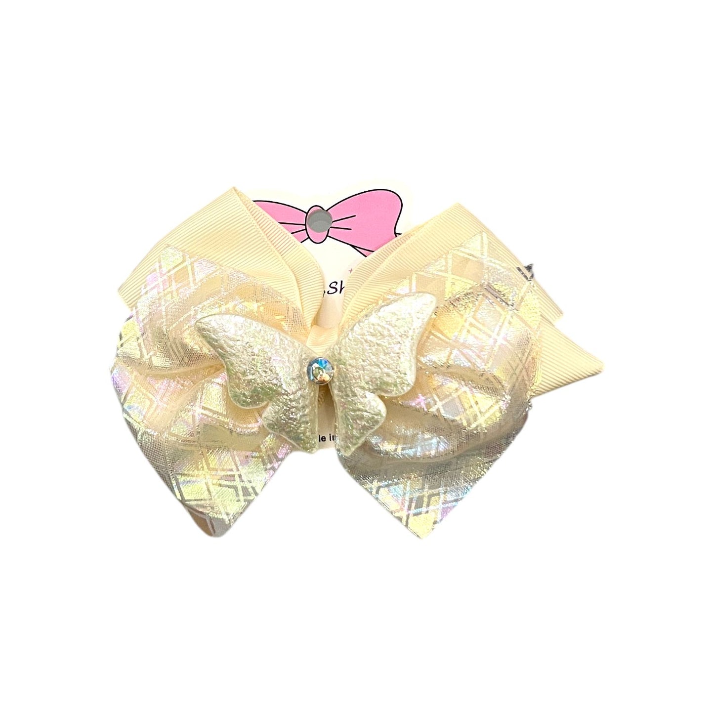 Butterfly Hair Bow Clips for Girls – Glitter Design | Kids Hair Accessories at Wholesale Prices