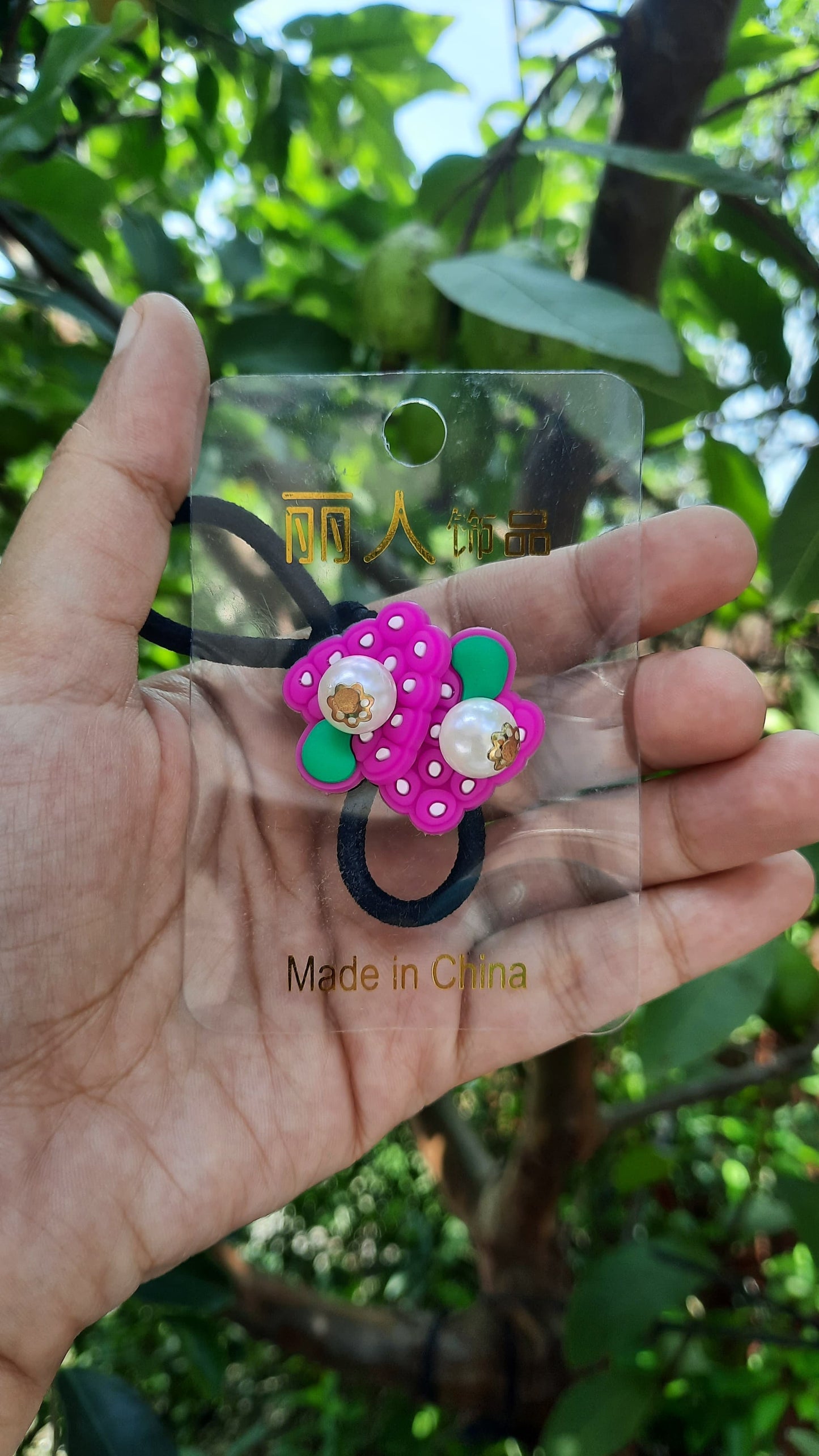 Cute Cartoon Hair Bands for Kids – Fruit & Animal Designs with Pearl Accents