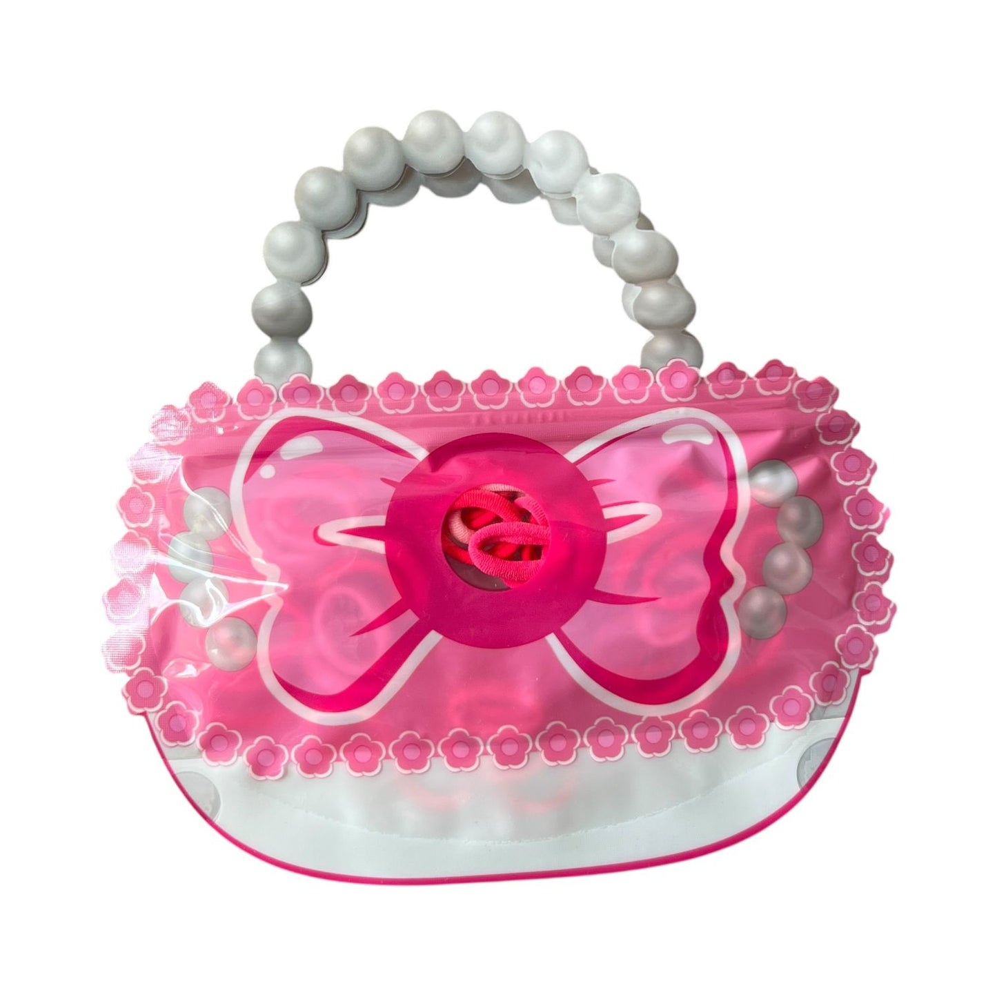 Cute Pouch Hair Ties for Kids – Soft & Colorful Bands in Fun Designs