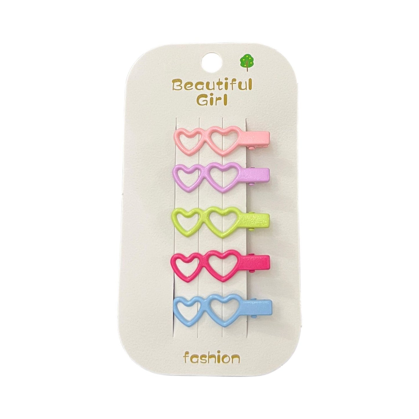 Cute Hair Clips for Kids – Star, Bunny & Heart Shapes