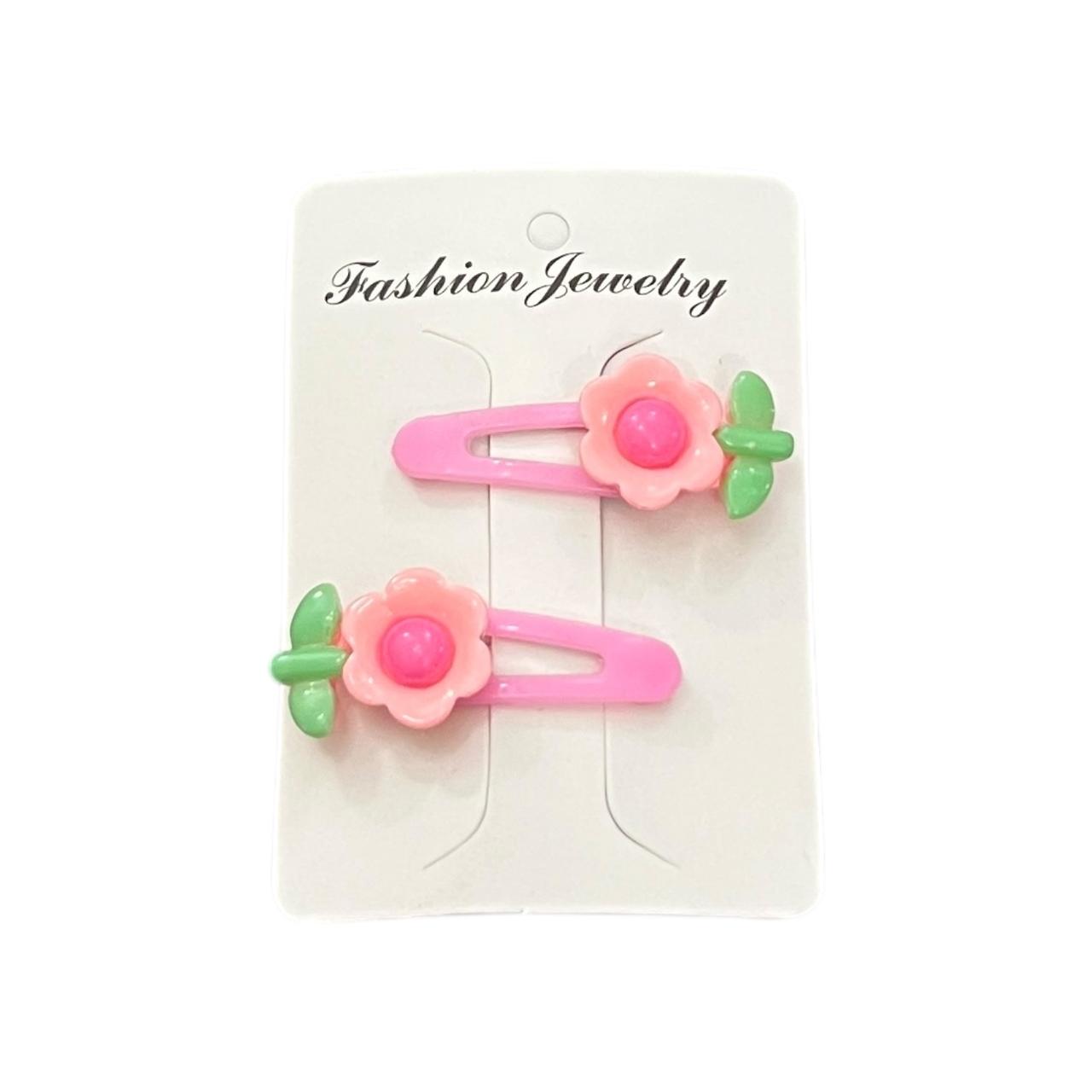 Kids’ Flower Hair Clips Set – Colorful Hair Accessories at Wholesale Prices