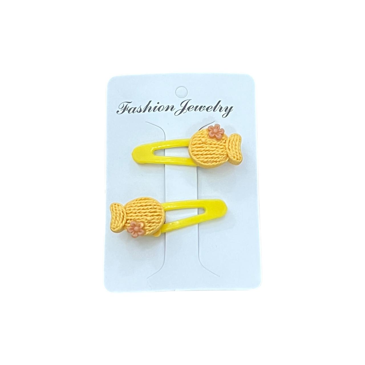 Kids’ Knitted Candy Shape Hair Clips – Cute Hair Accessories at Wholesale Prices