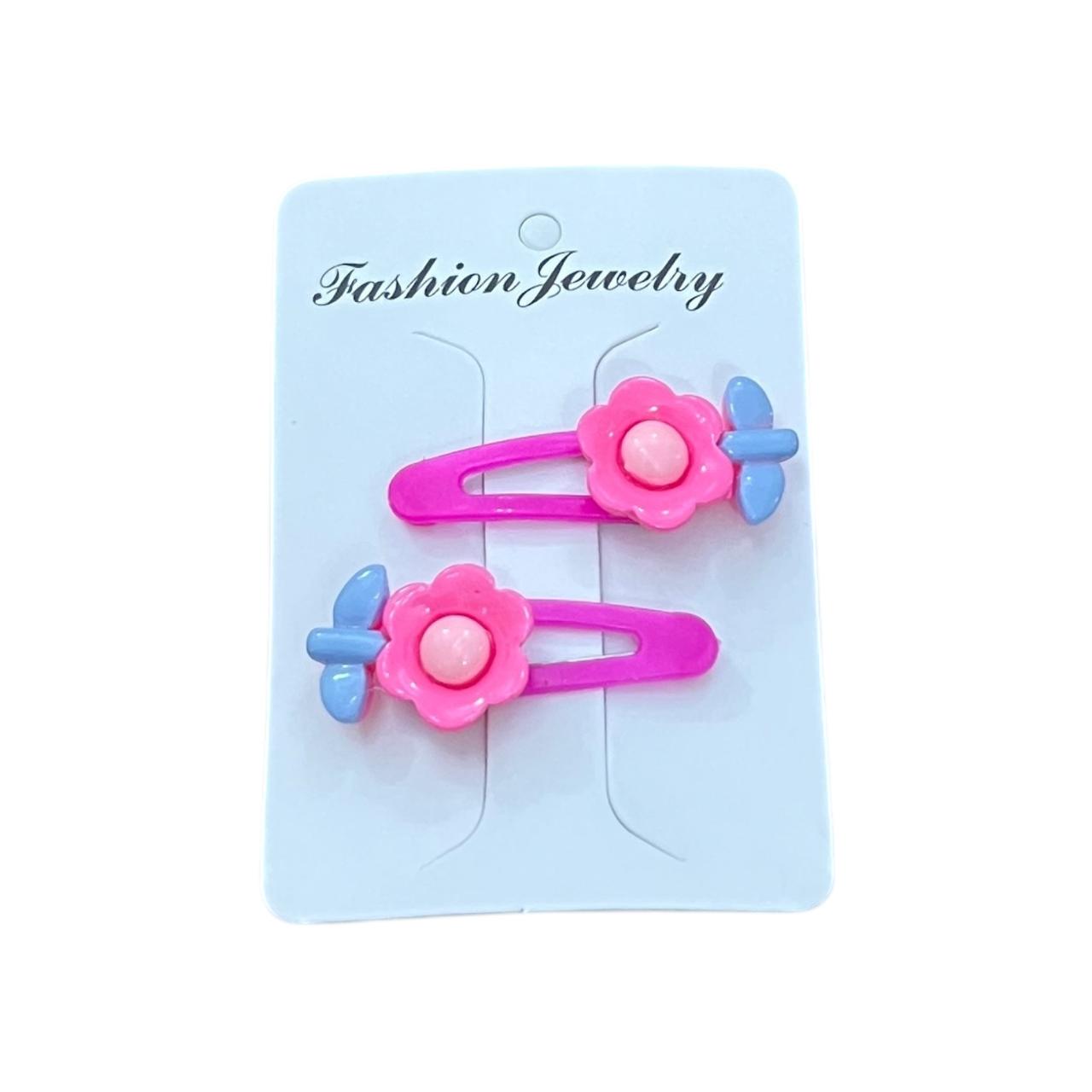 Kids’ Flower Hair Clips Set – Colorful Hair Accessories at Wholesale Prices