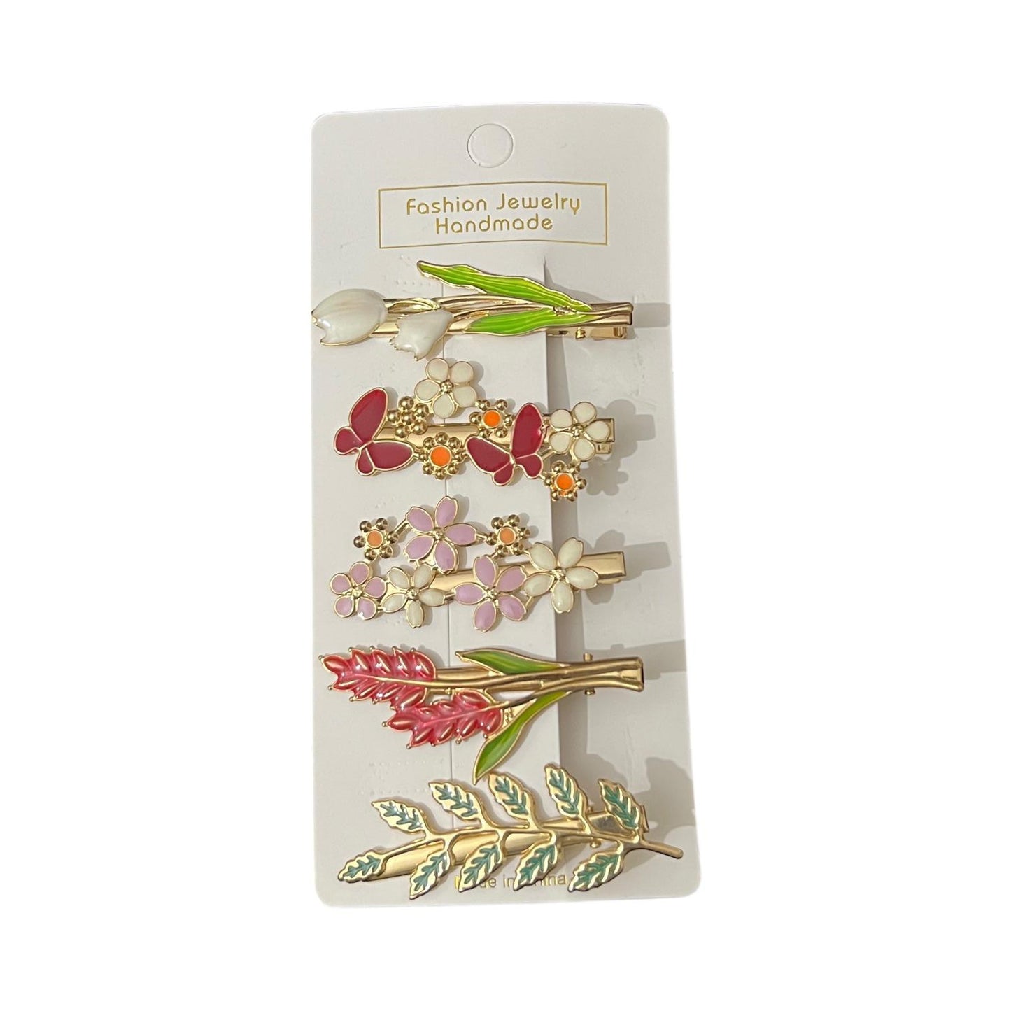 Women’s Floral Metal Hair Clips