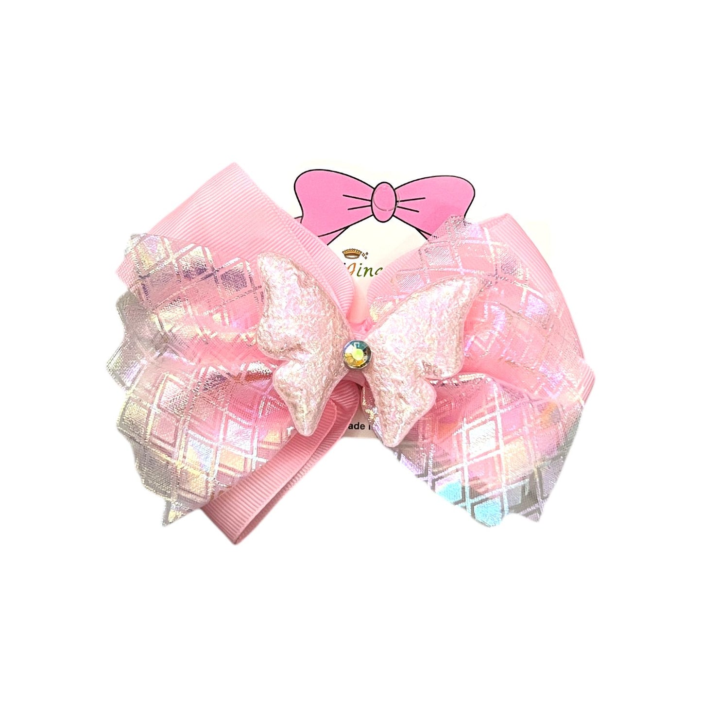 Butterfly Hair Bow Clips for Girls – Glitter Design | Kids Hair Accessories at Wholesale Prices