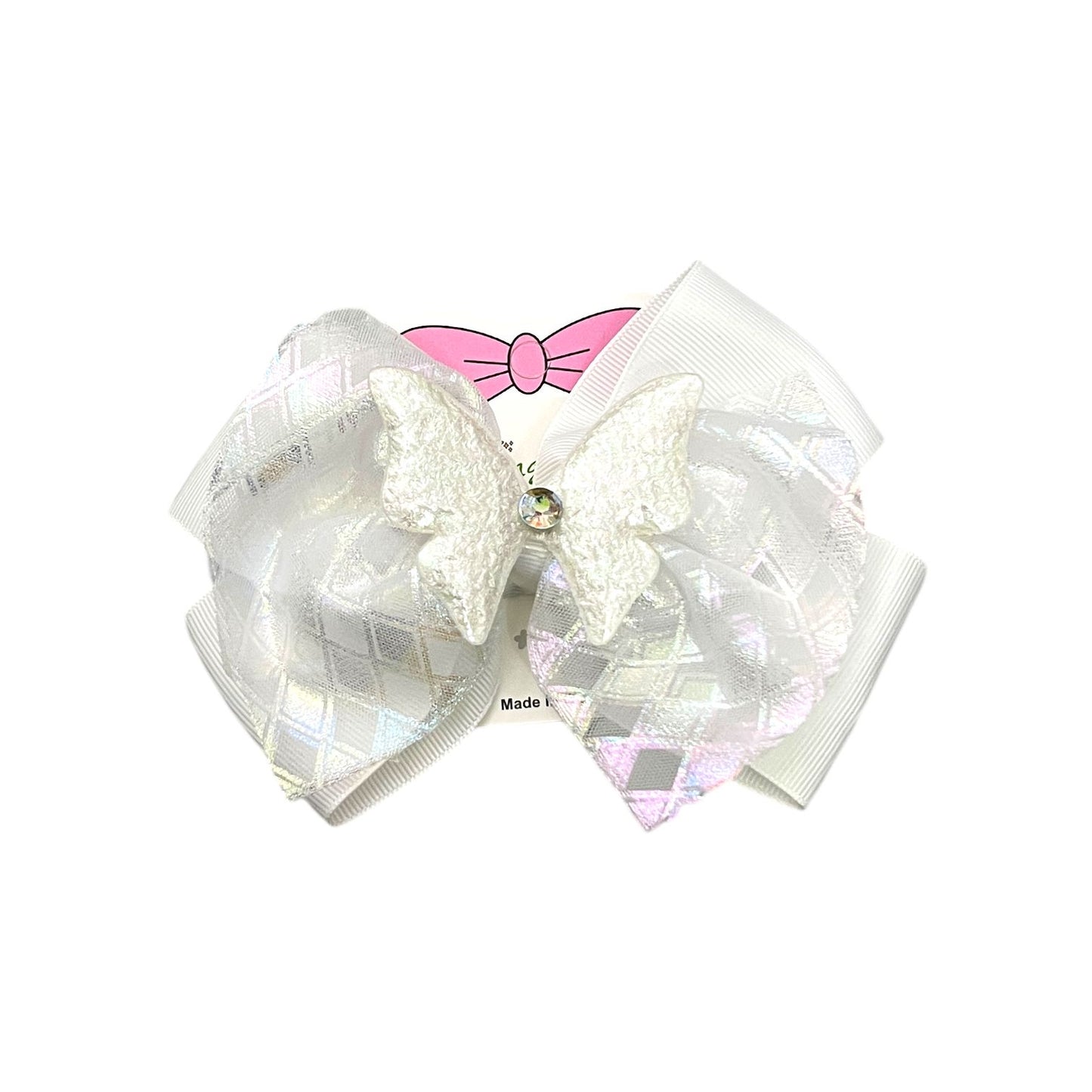 Butterfly Hair Bow Clips for Girls – Glitter Design | Kids Hair Accessories at Wholesale Prices