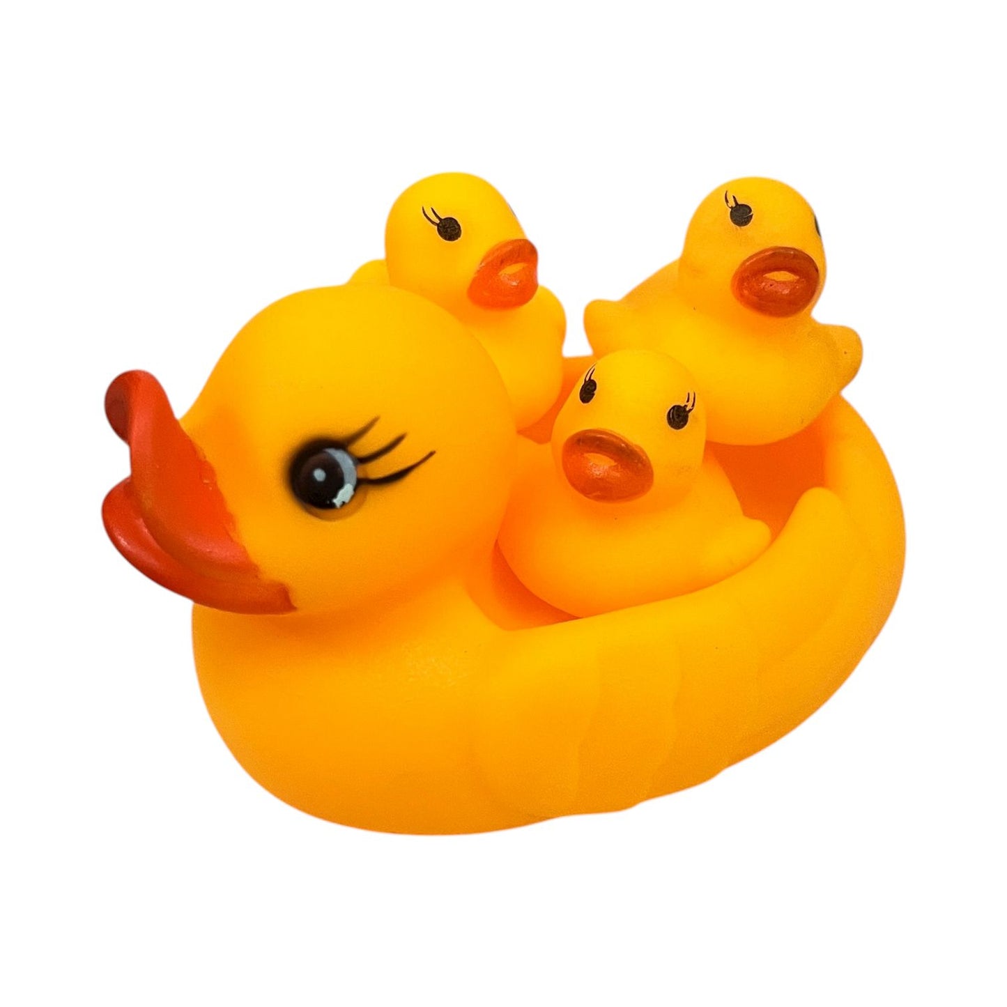 Rubber Duck Bath Toy Set – 4-Piece Floating Ducks for Babies & Toddlers