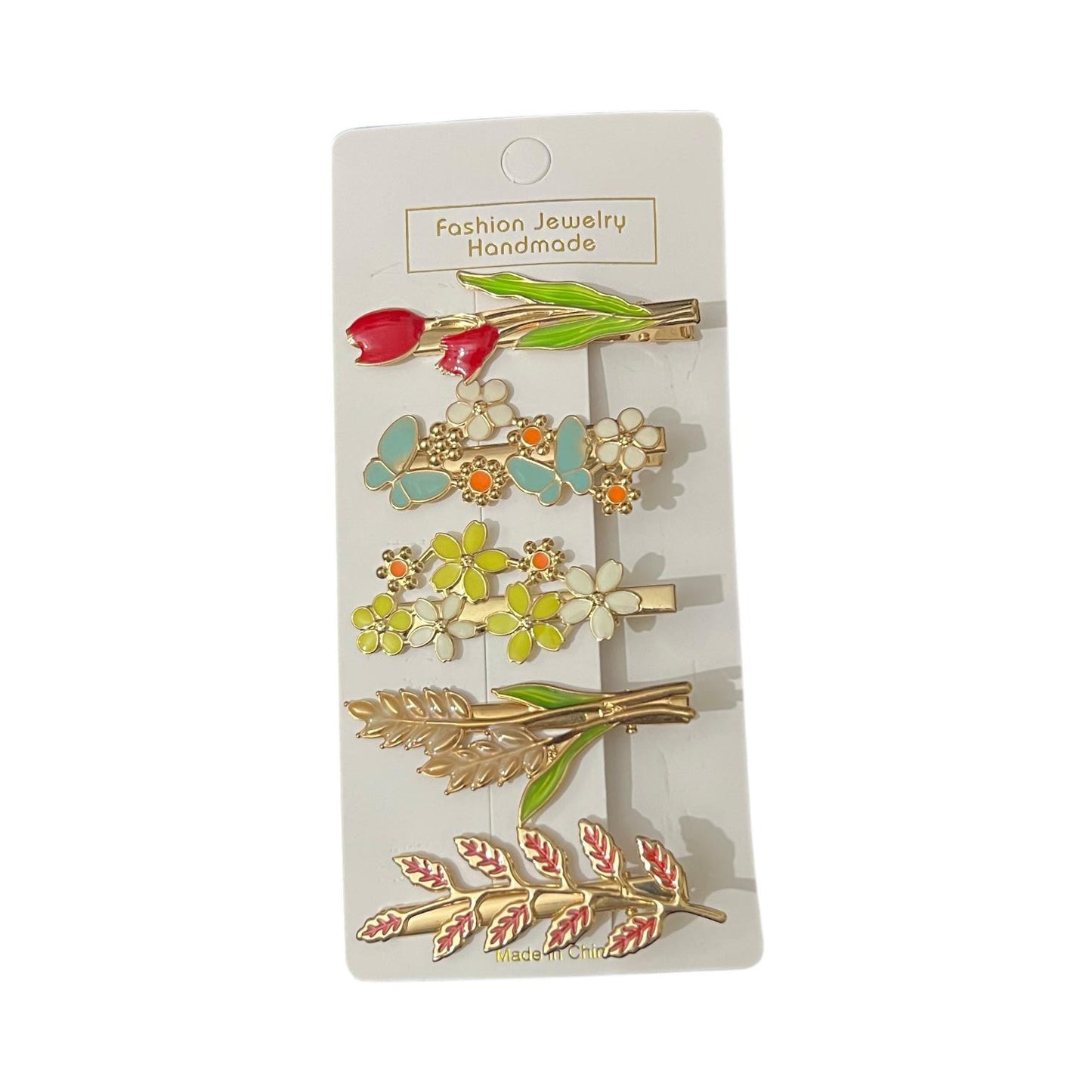 Women’s Floral Metal Hair Clips
