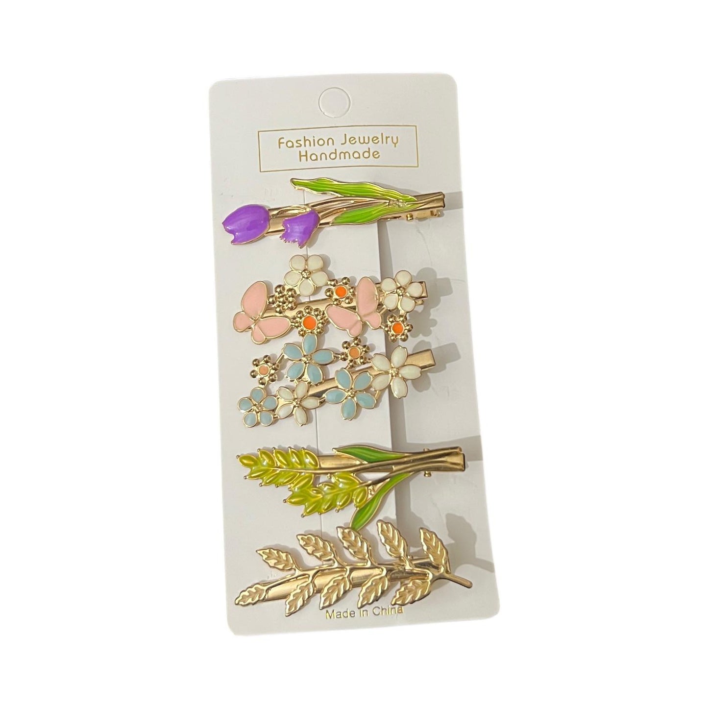 Women’s Floral Metal Hair Clips