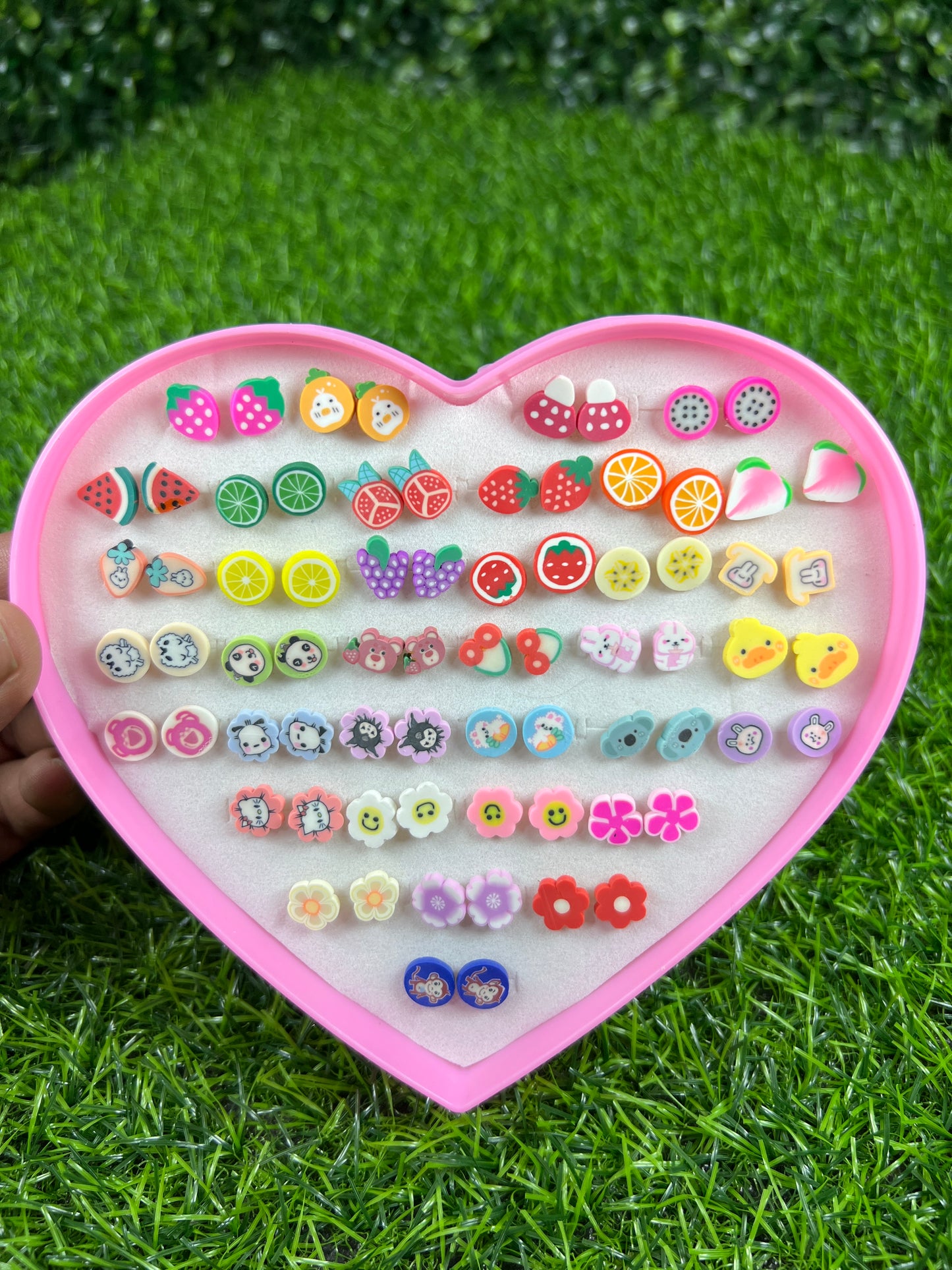 1 box | Ear studs for kids girls