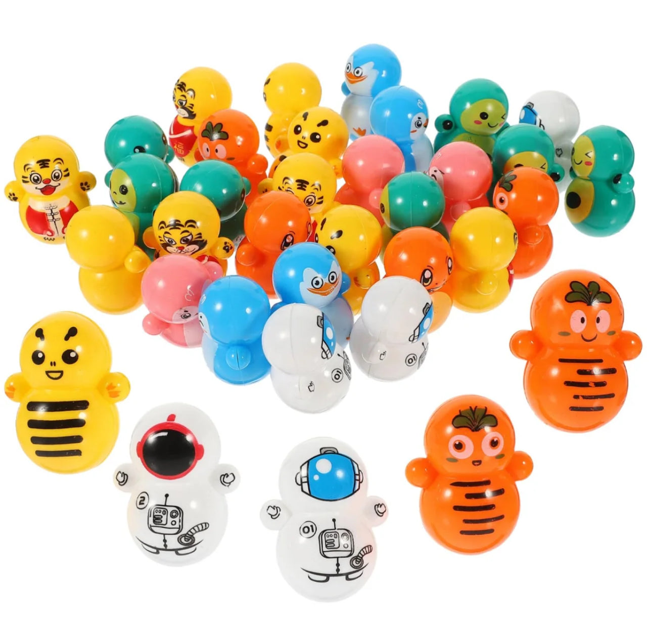 10 Pcs |Tumbler toys for kids crawl learning