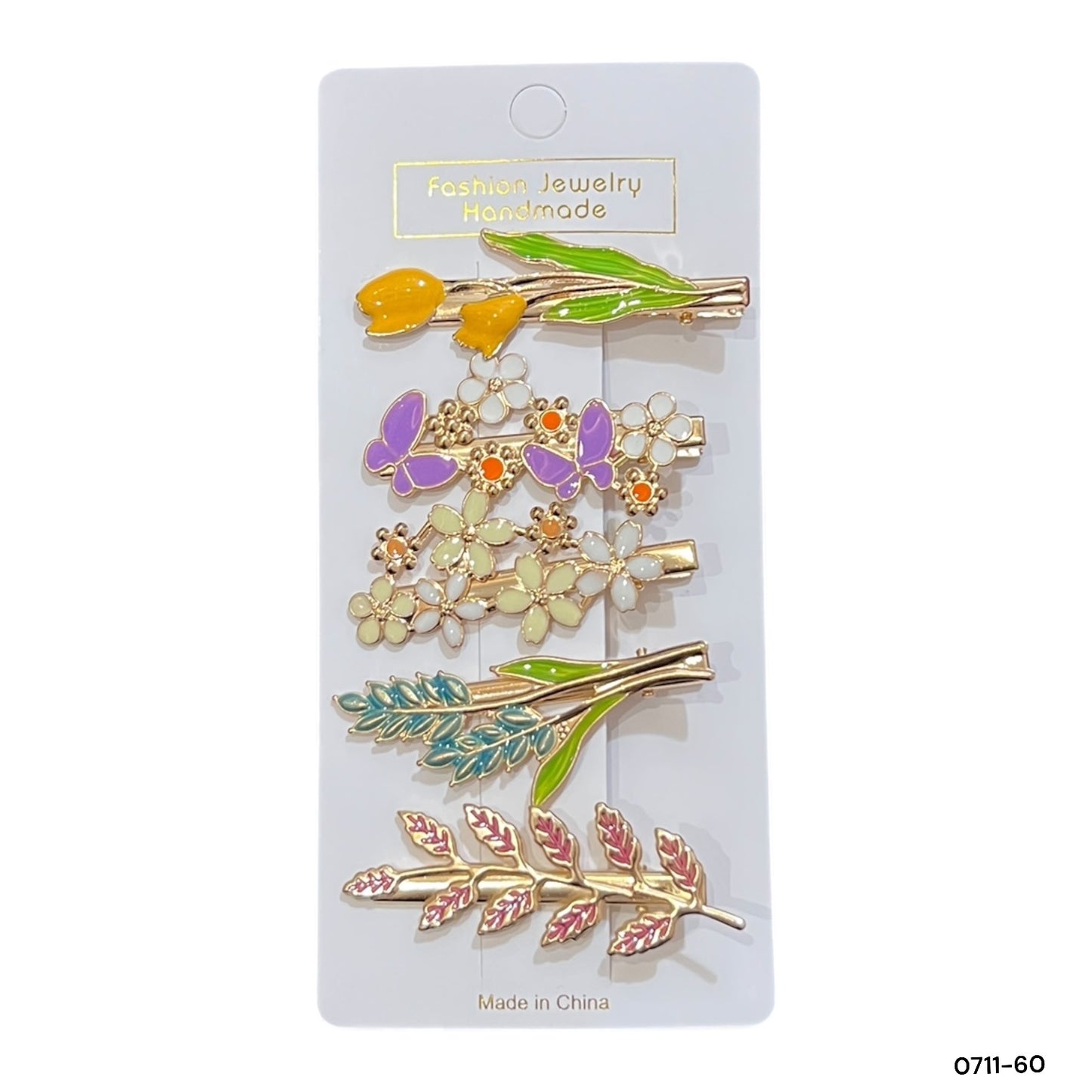 6 cards| Fancy Hair clips for ladies