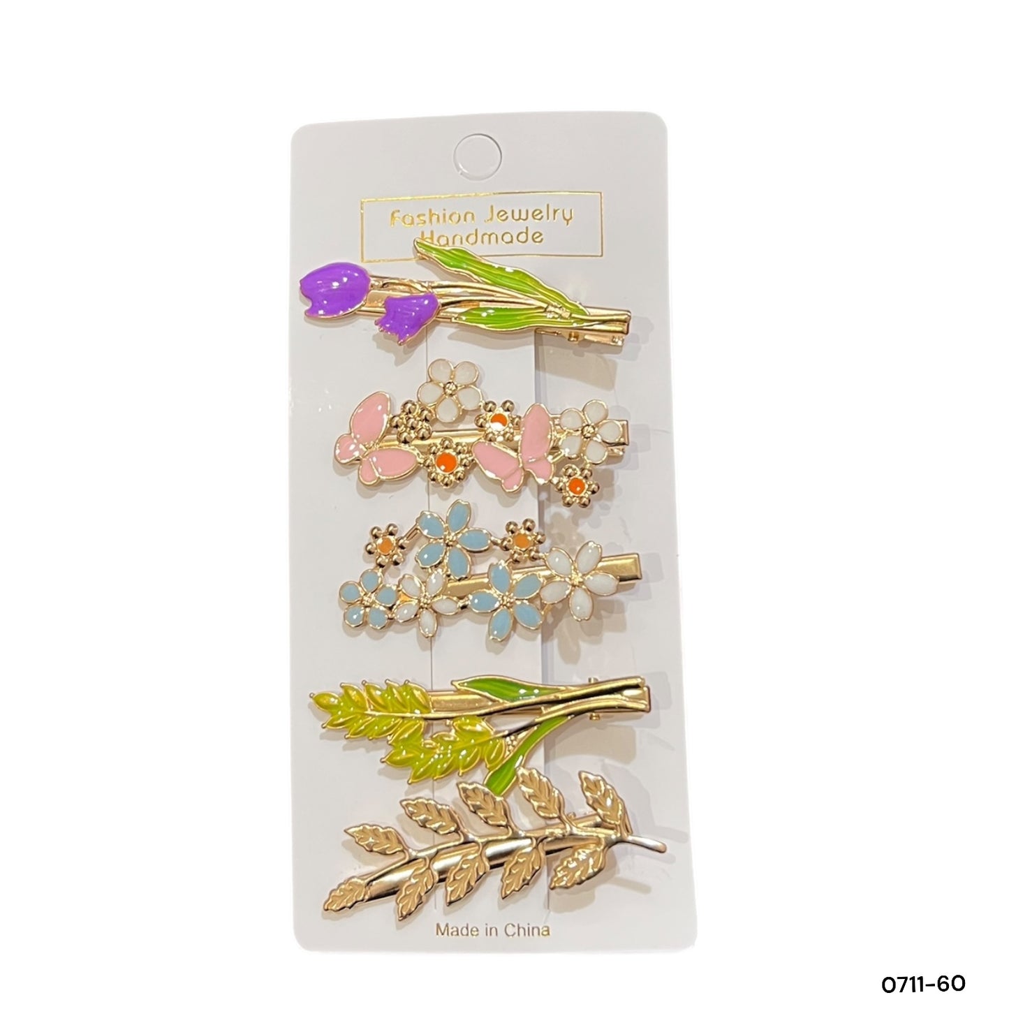 6 cards| Fancy Hair clips for ladies