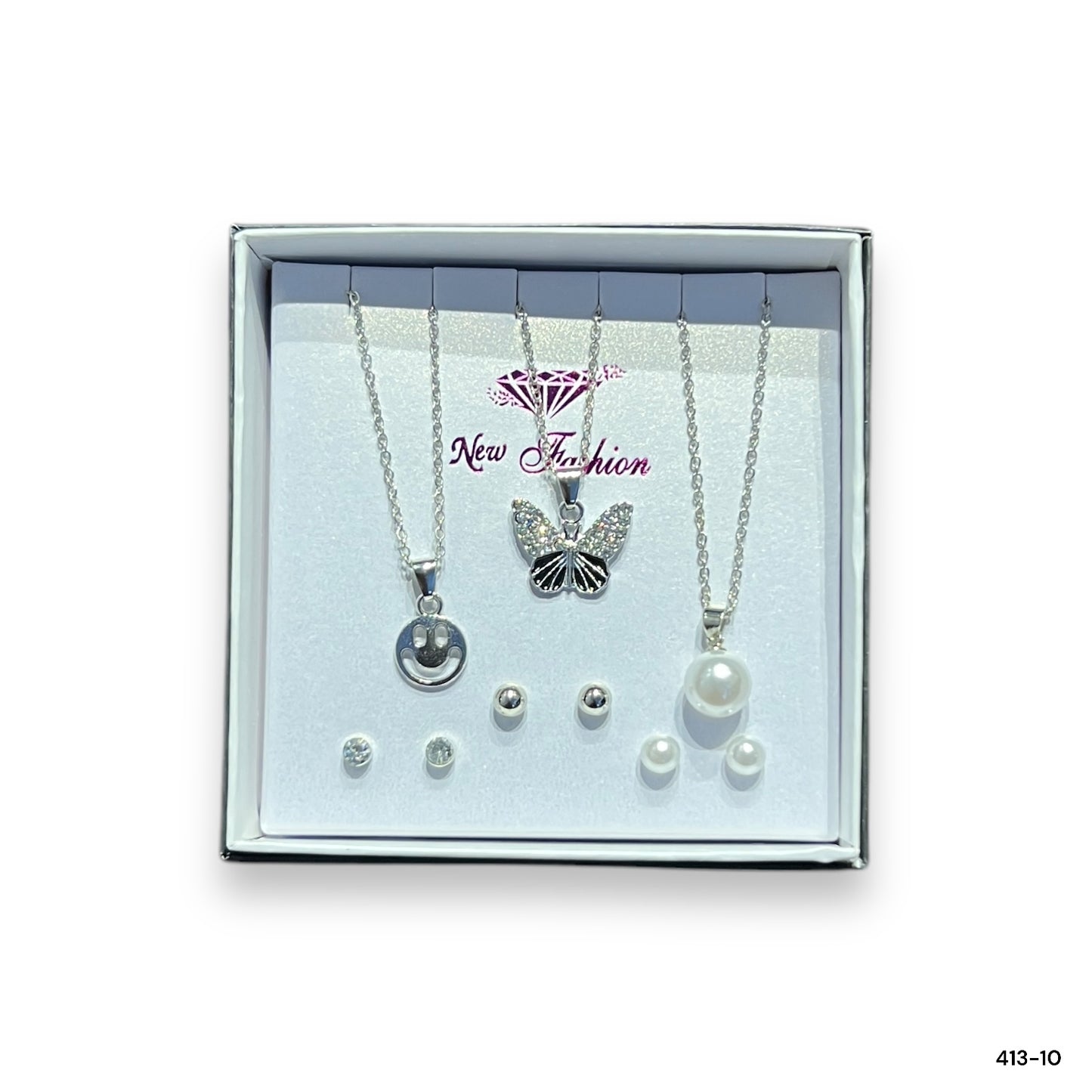 6 in 1 Pendants and Ear Studs Set