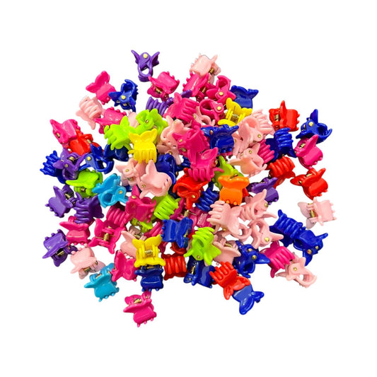 Butterfly-Shaped Hair Clips for Girls - 25 Pcs