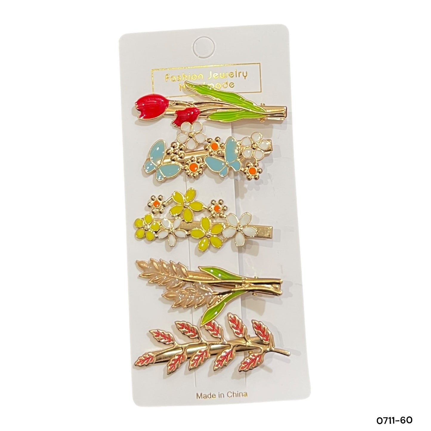 6 cards| Fancy Hair clips for ladies