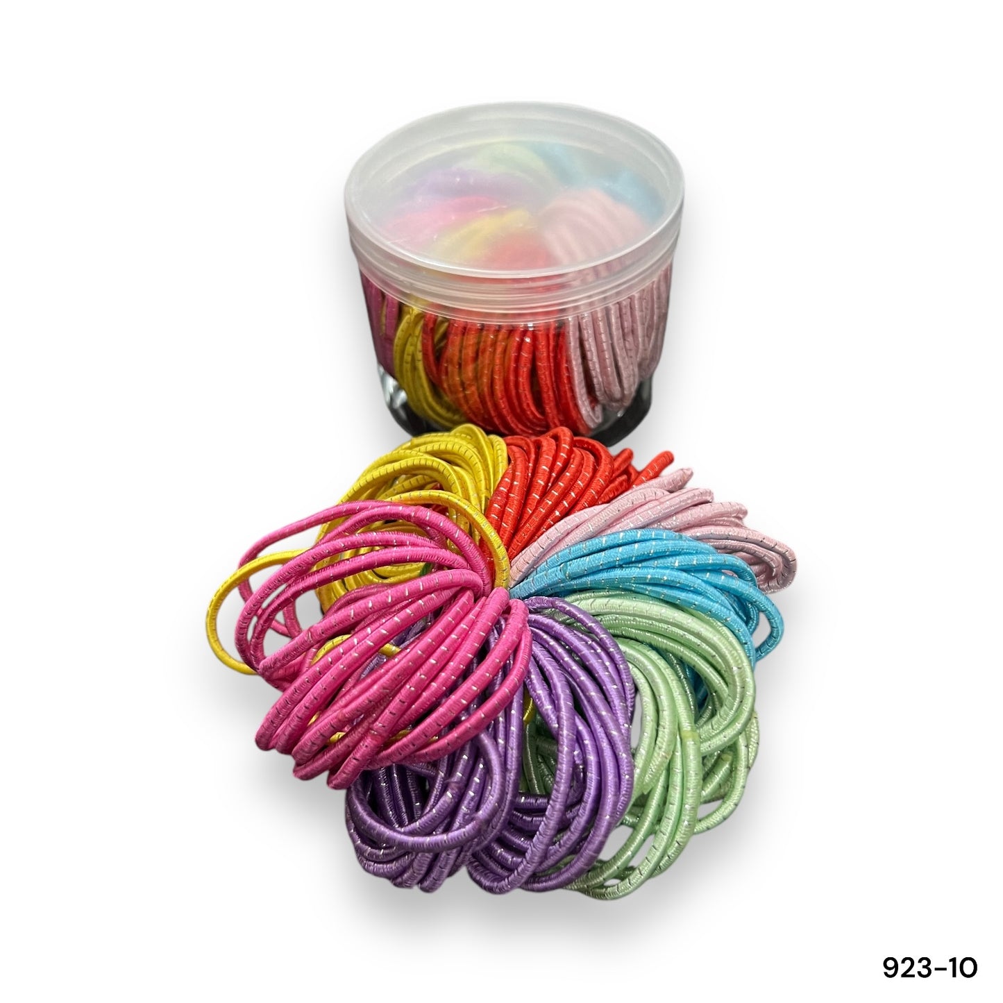 1 jar | imported rubber band ponies for kids girls